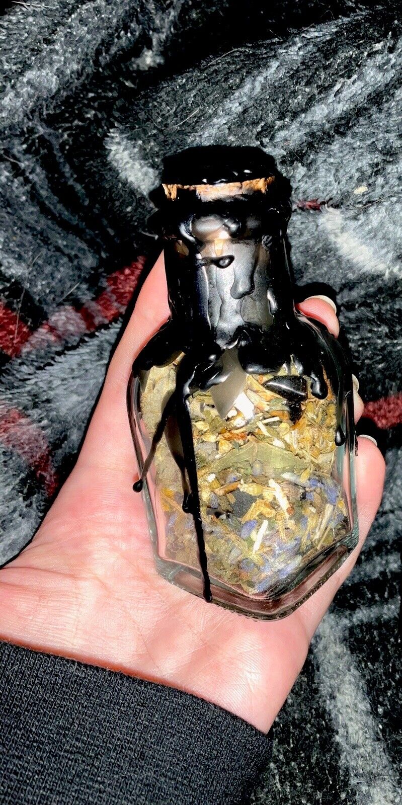 Large Protection Spell Jar 🖤