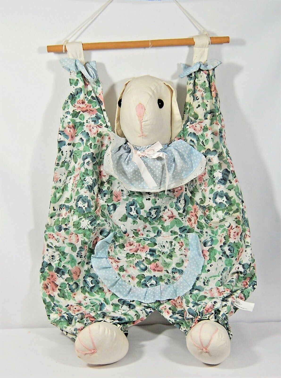 Bunny Rabbit Bag Unique Vintage Hanging - Crafts, Socks Pantyhose Grocery Bags ?