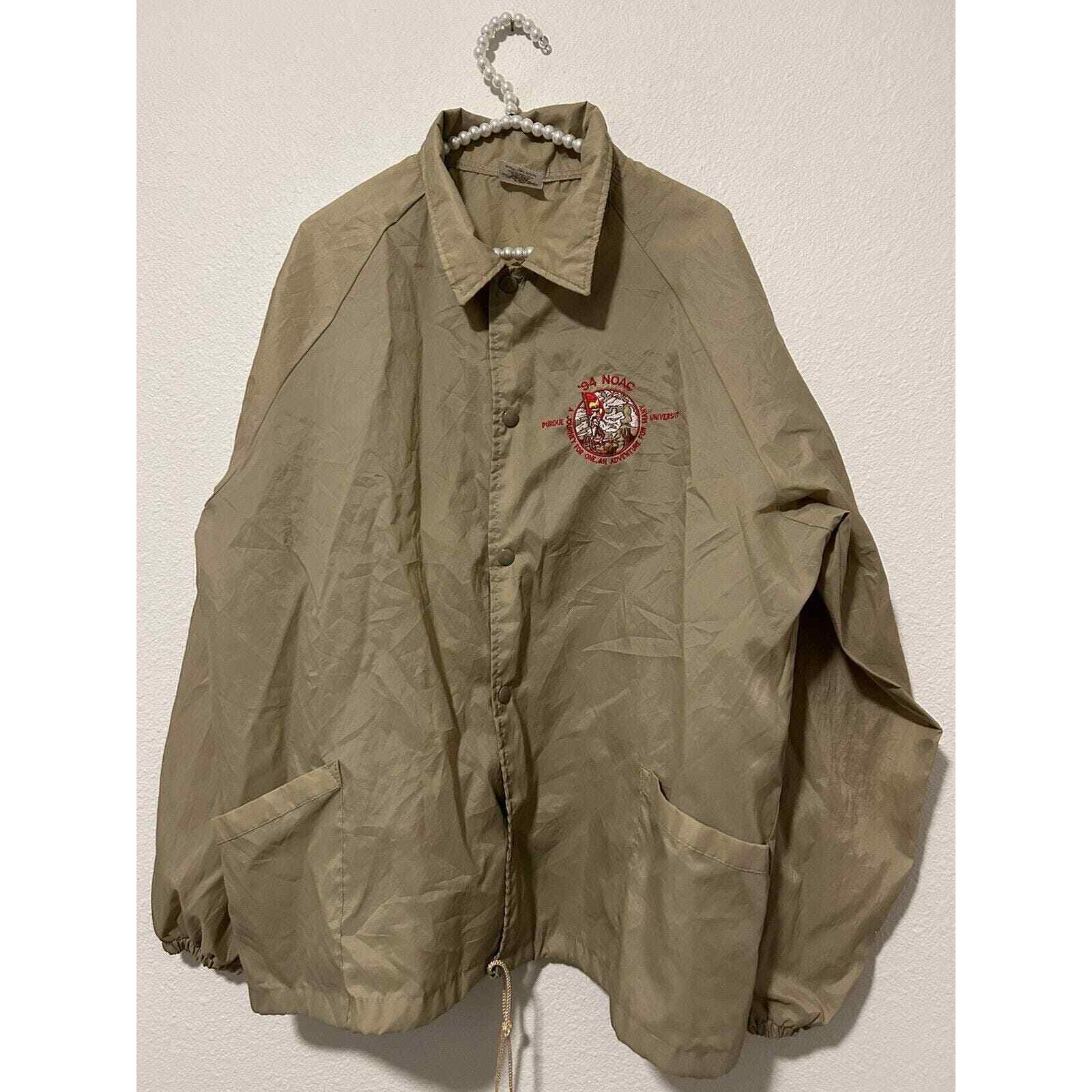 1994 Vintage NOAC Boy Scouts Of America Nylon Jacket Men’s Size XL Made In USA