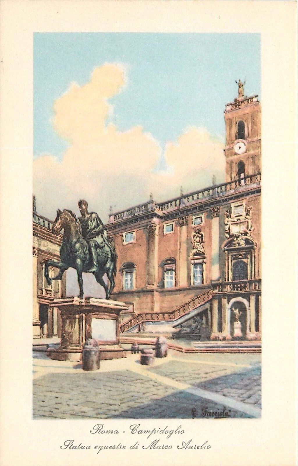 Roma Rome - MARCO AURELIO - CAMPIDOGLIO  Italy Postcard