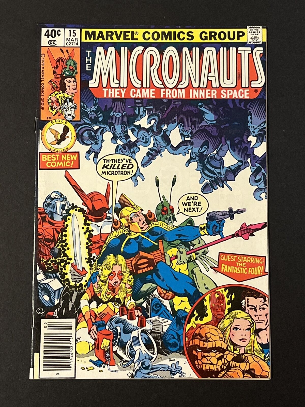 MICRONAUTS #15 FVF Marvel Comics 1980