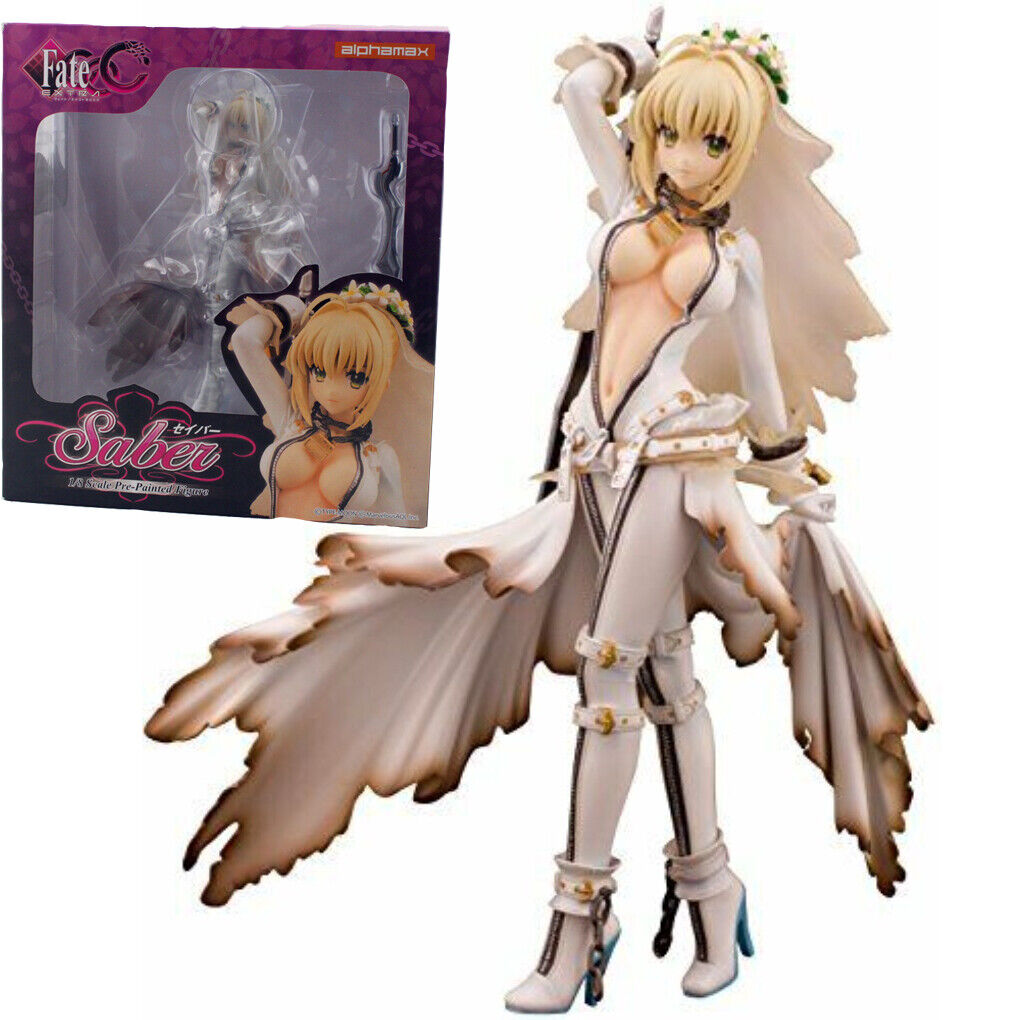 Alphamax Fate / Extra Ccc Saber 1/8 Scale Painted PVC Figure Resalef/S Box Gift