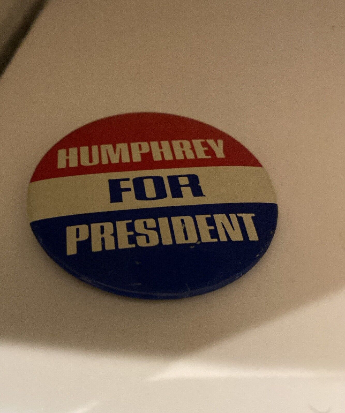 VTG Humphrey For President Political Campaign Button Pinback Pin 2.25”
