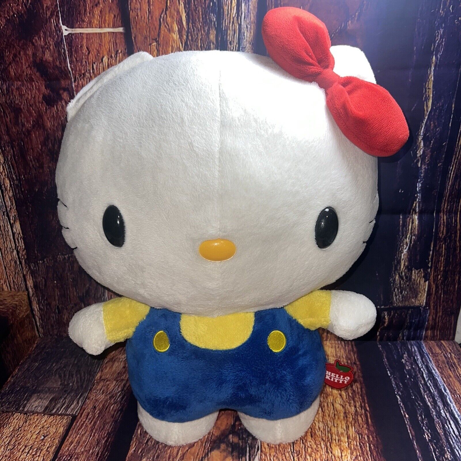 Sanrio Hello Kitty HUGE JUMBO Stuffed Toy Plush Blue Outfit 17\