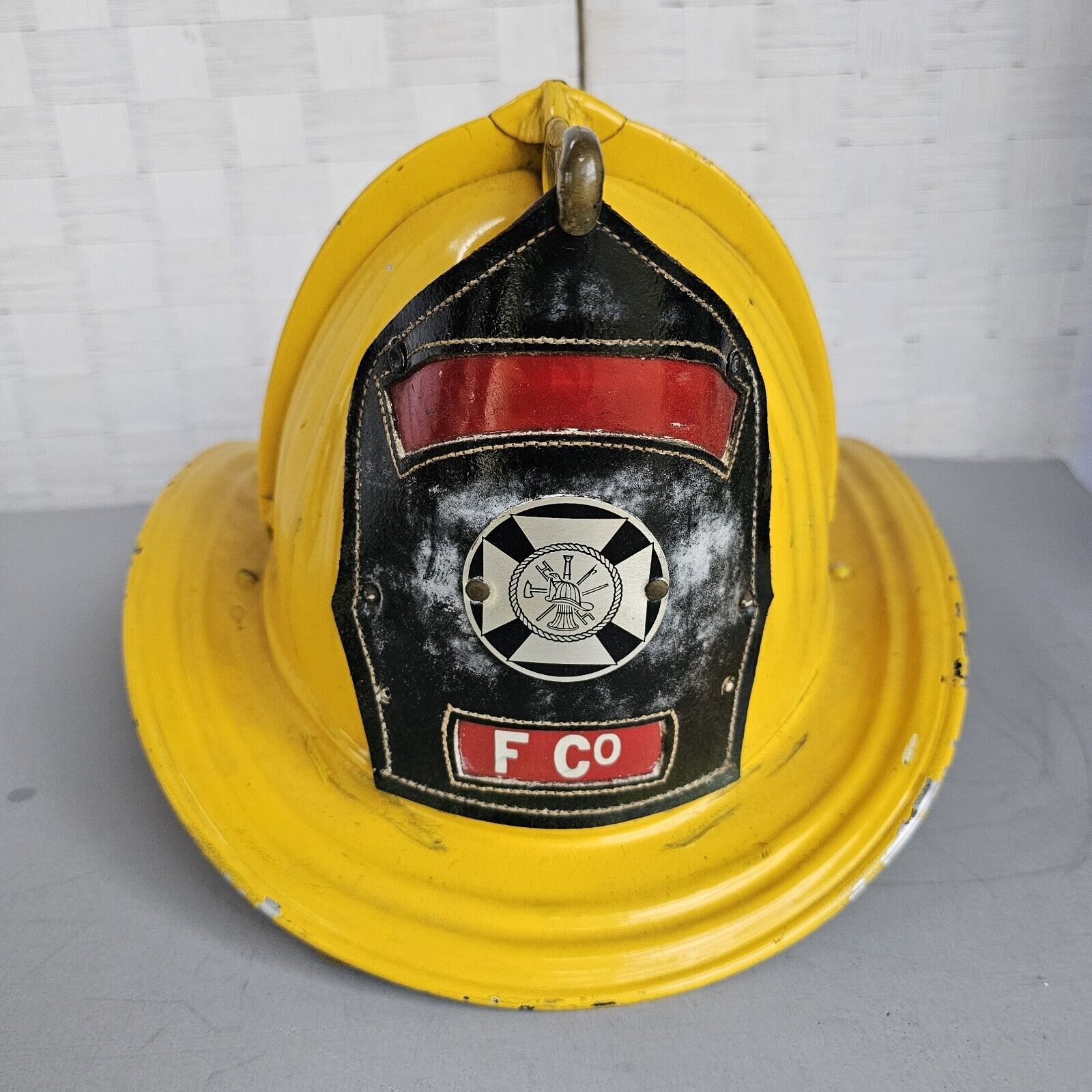 Vintage Cairns Metal Fire Helmet 