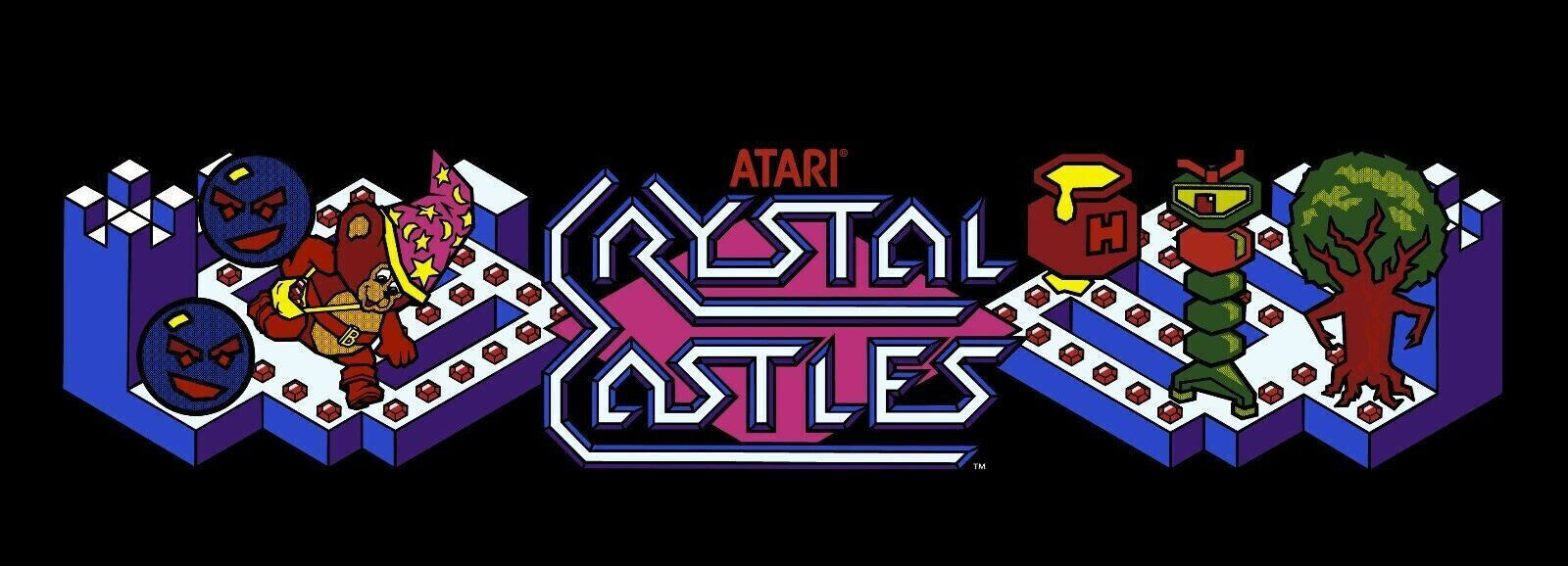 Crystal Castles Arcade Marquee/Sign (26\