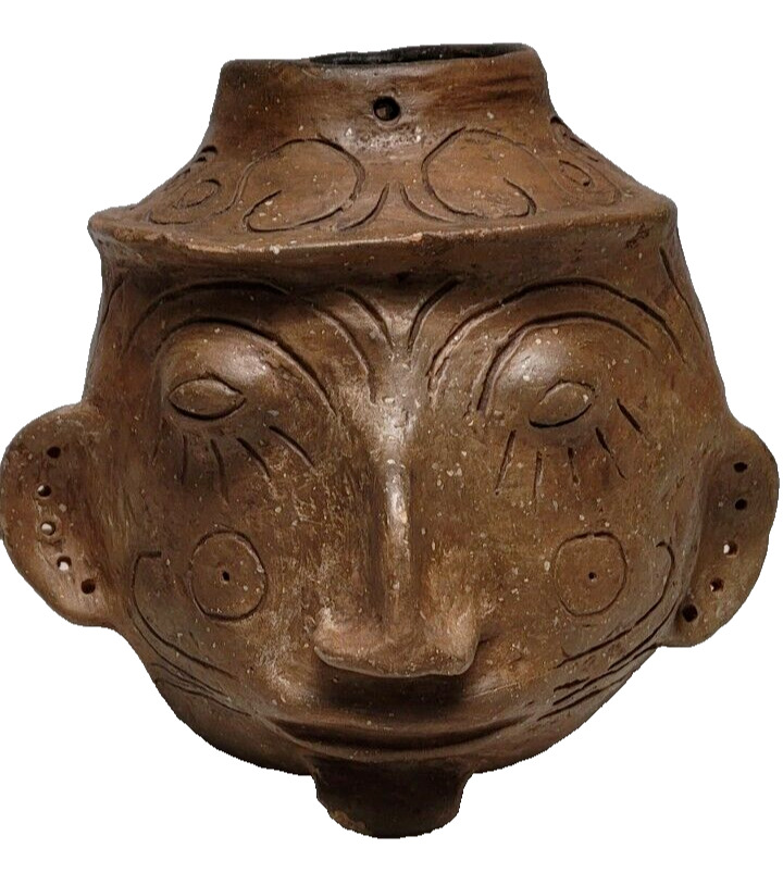 Authentic Moche Head Pot