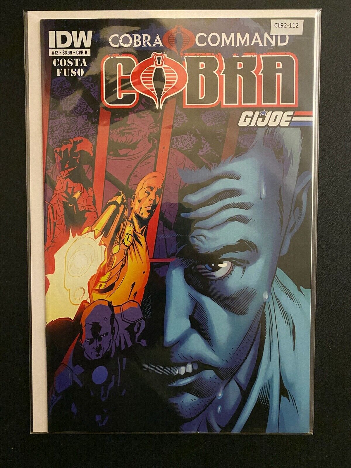 Cobra Command Cobra/G.I. Joe 12 Variant High Grade IDW Comic CL92-112