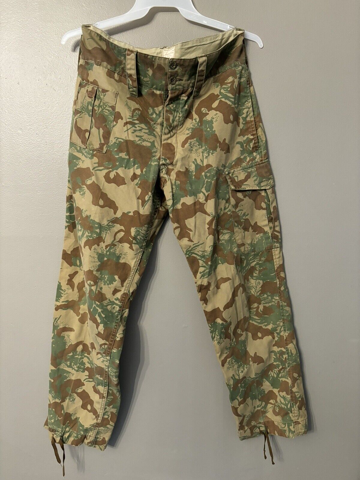South African Police 2nd Pattern Camo Pants Waist 34/35 (1983) SADF Koevoet era