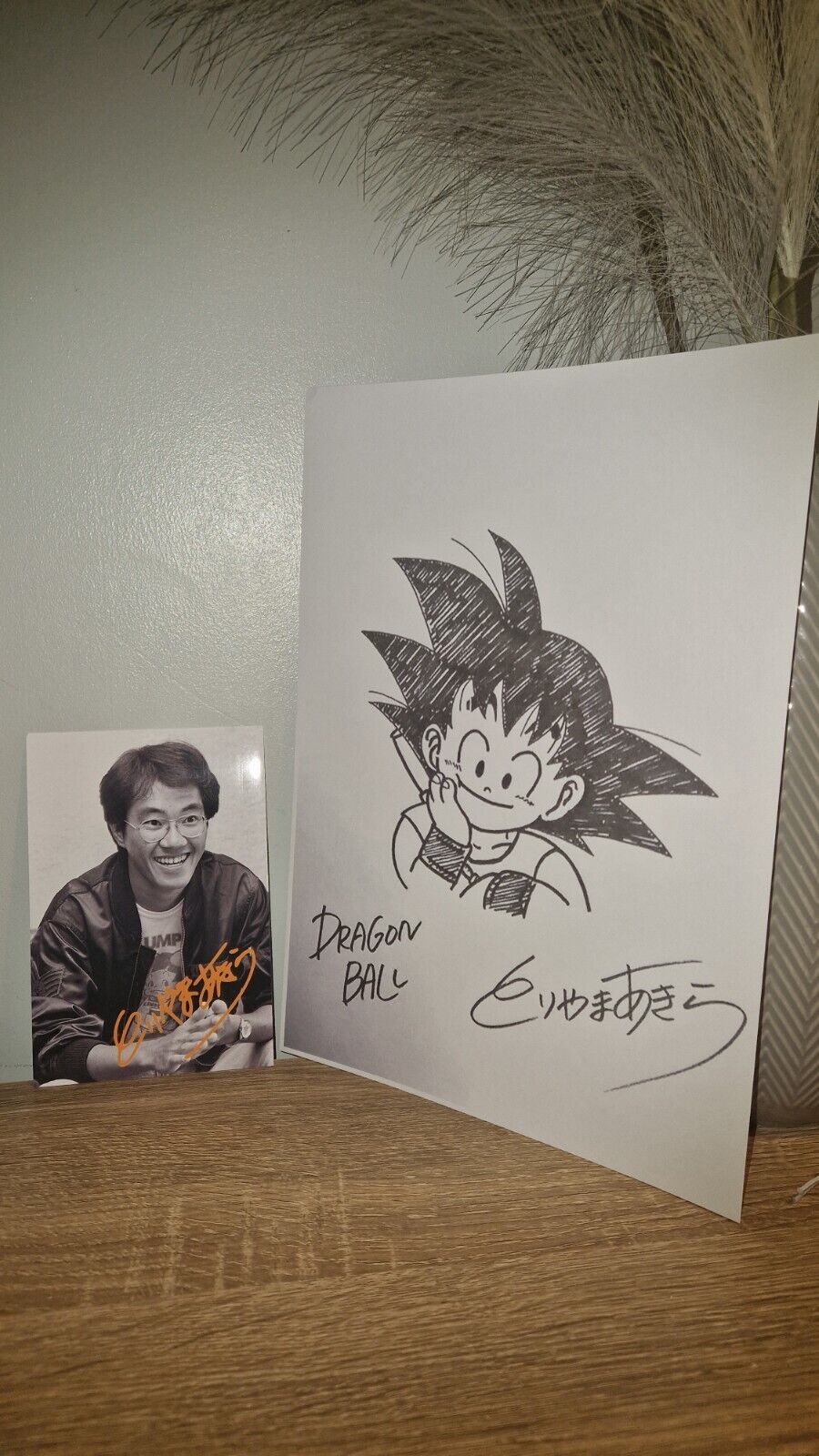 Akira Toriyama Signed 6x4 Photo Dragon Ball Z A4 Art Goku Kid Pre Printed