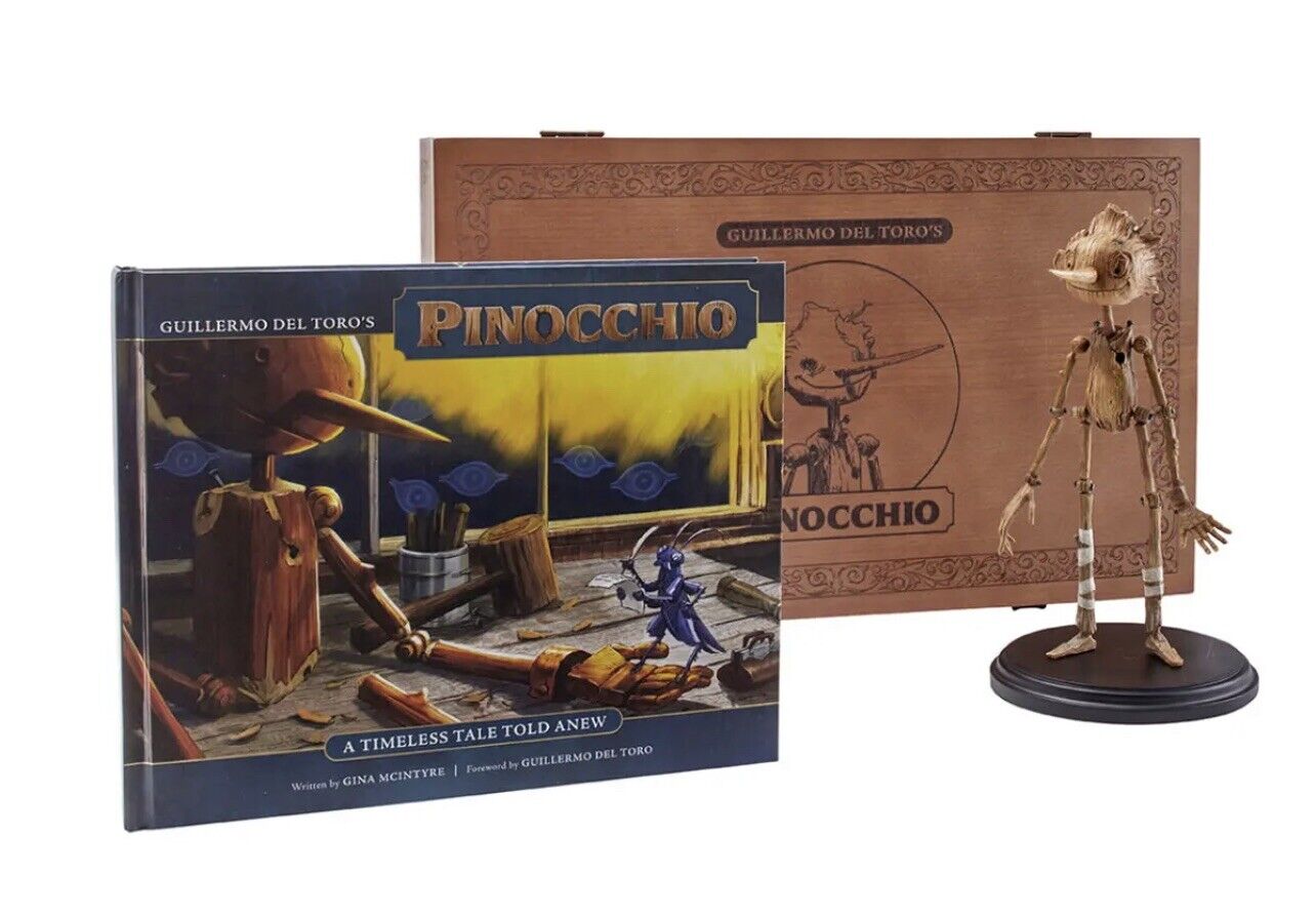 Guillermo Del Toro's SIGNED Pinocchio Marionette - LE 550 - Ships Next Day