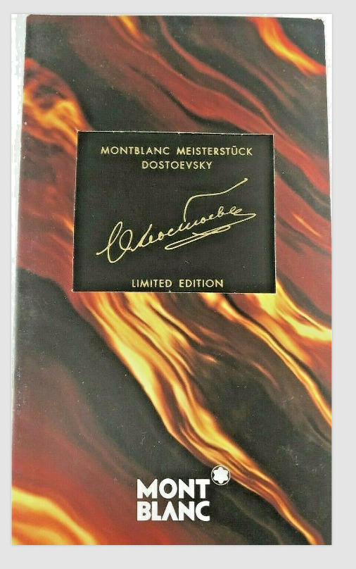 Montblanc 1997 DOSTOEVSKY Writers Series International Limited Edition Brochure