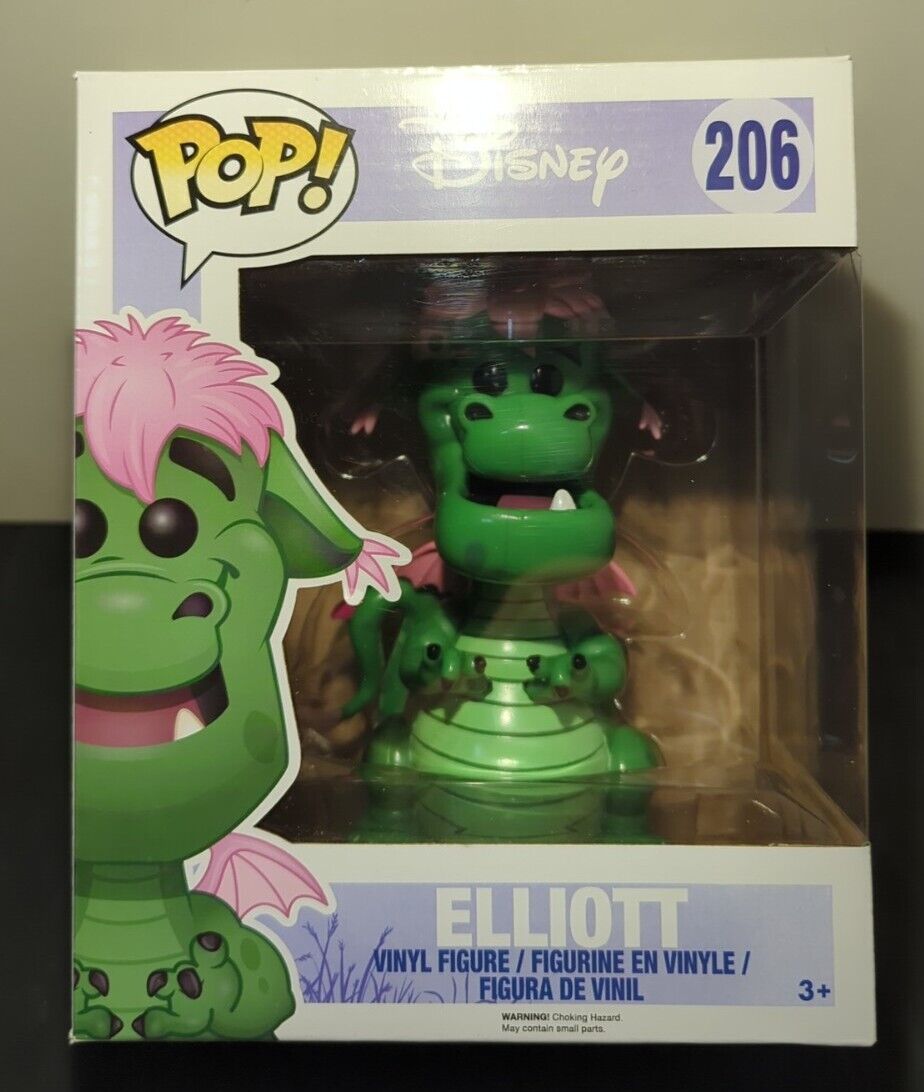 Funko Pop Disney: Pete\'s Dragon - Elliott #206, New - Unopened