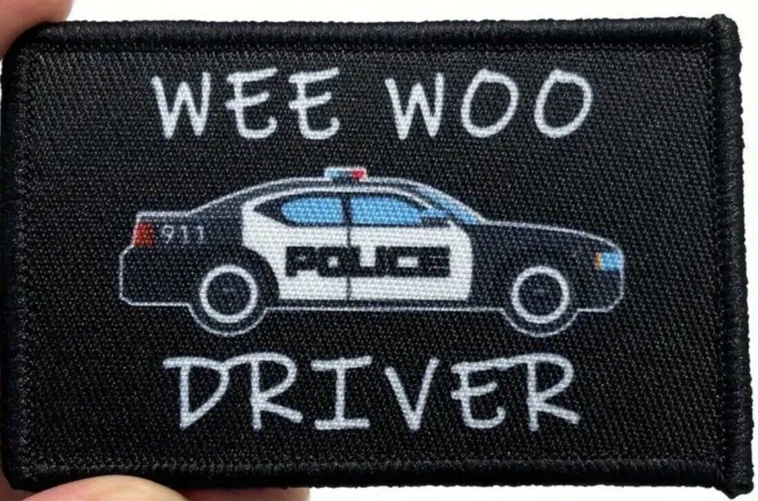 Wee Woo Drivers Police morale patch  2\