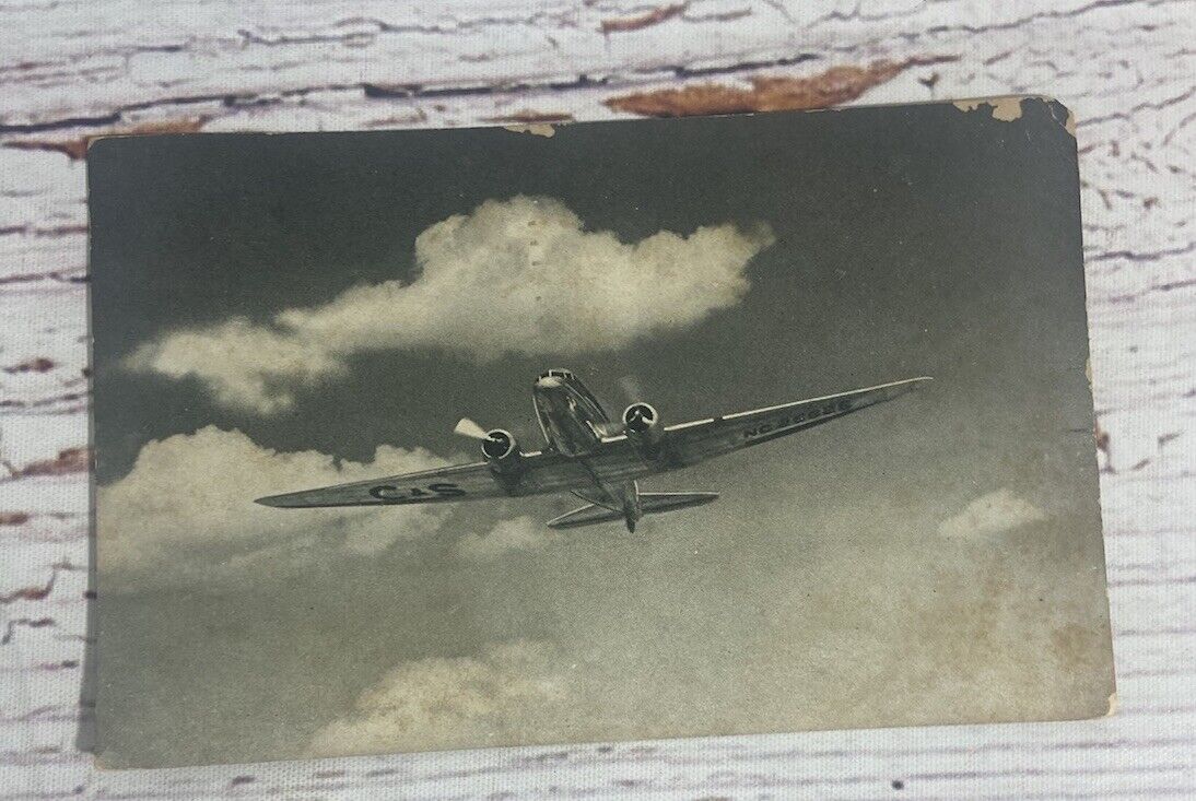VTG WWII C & S Airlines Postcard from Navy Solider To Meridian, MS to “Honey”