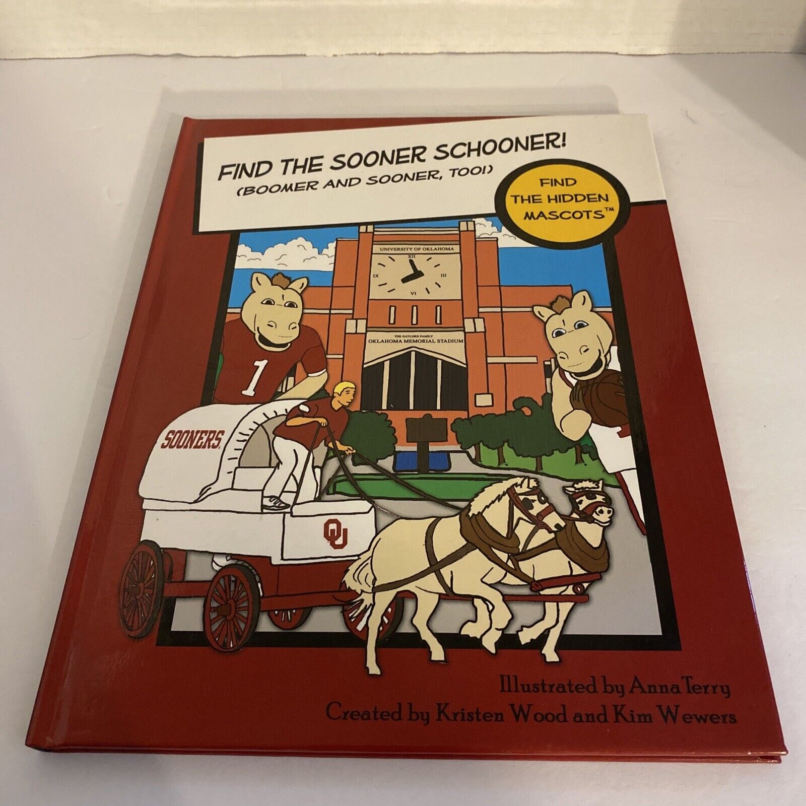 Find The Boomer Schooner Mascot Book Oklahoma Sooners Rare