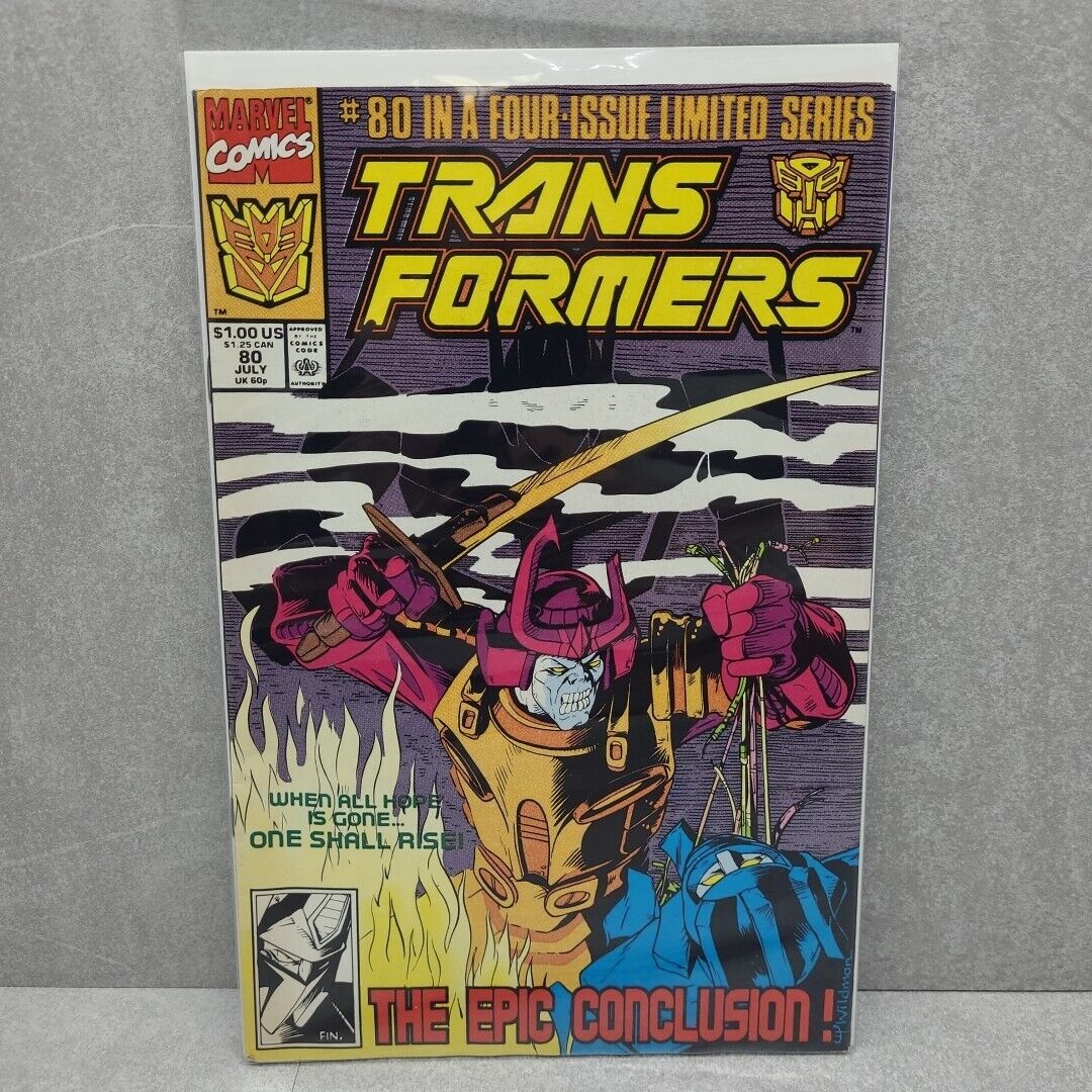 Marvel Comics Transformers Issue No. 1 #80 July 1991 Pre-owned 
