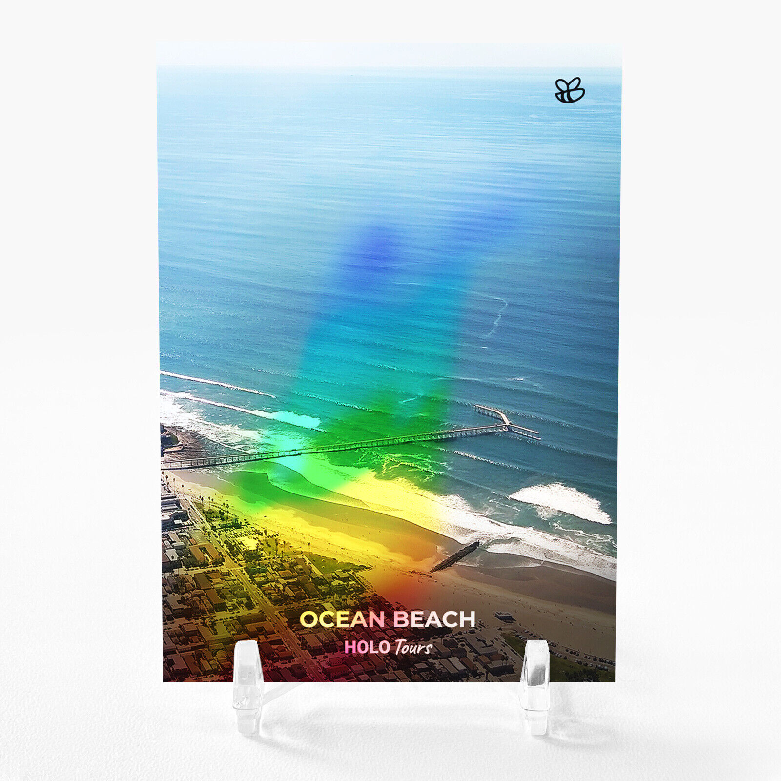 OCEAN BEACH Photo Card 2023 GleeBeeCo Holo Tours San Diego #ONSN VERY SPECIAL