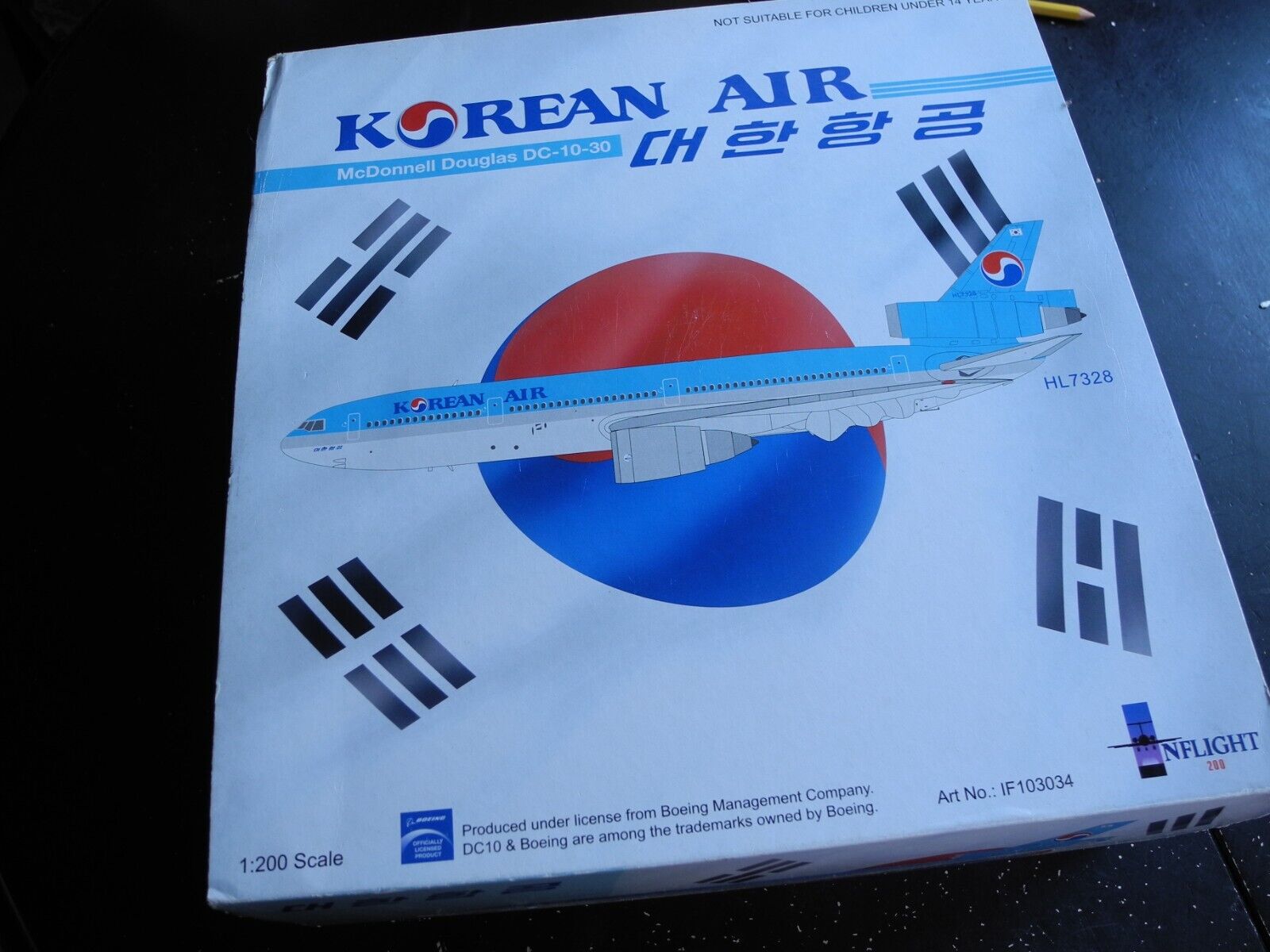 Collector's FIND Inflight 200 McDonnell Douglas DC-10 Korean AIR, READ