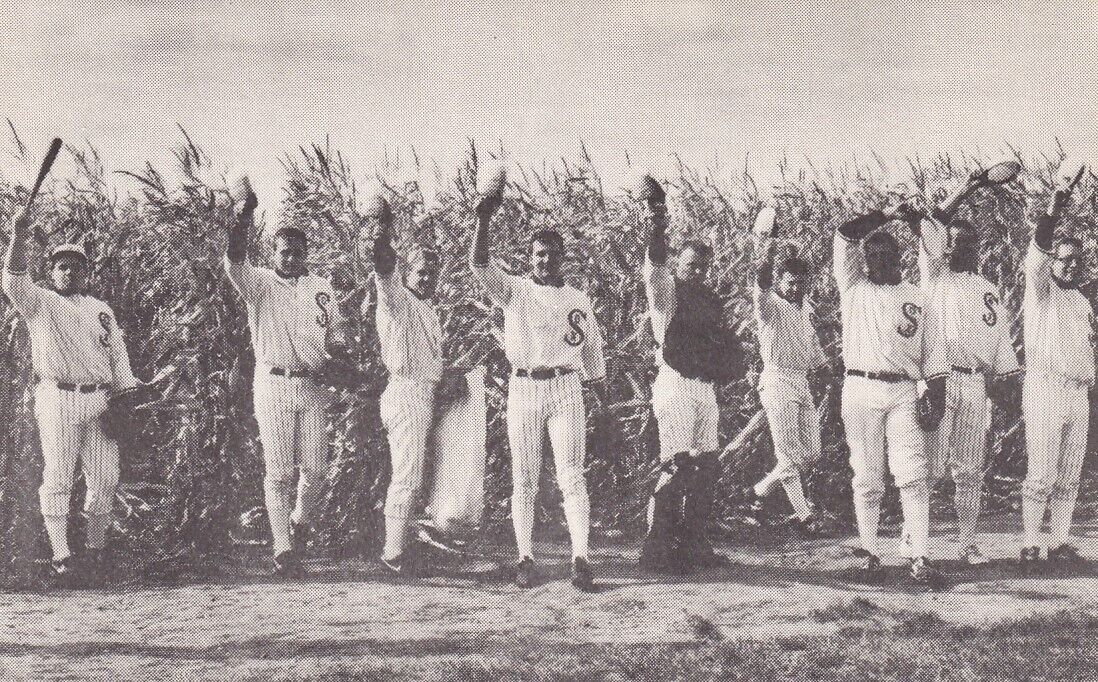 Baseball Ghost Players, Field of Dreams, Dyersville, Iowa. Unposted