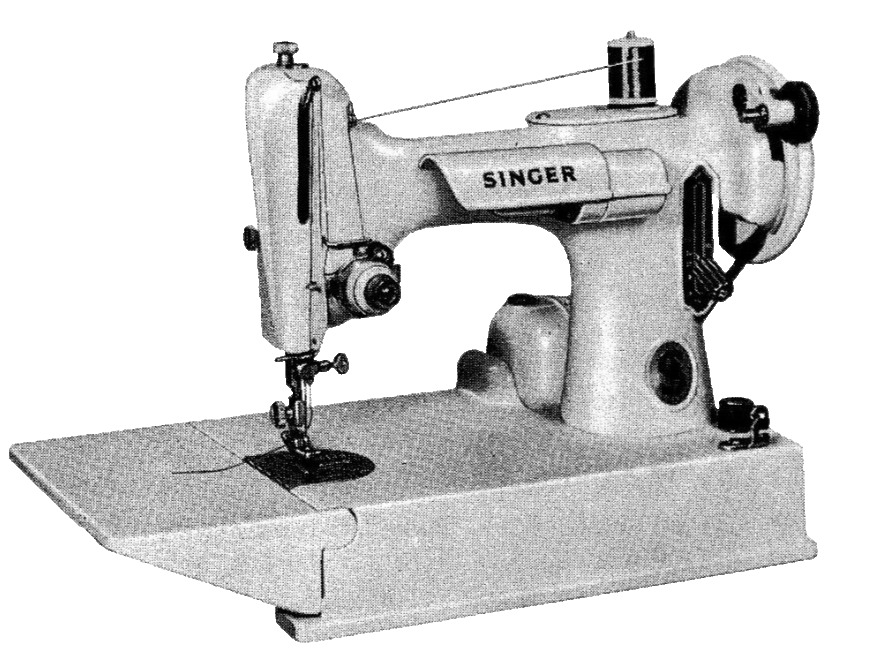Late White Singer Featherweight 221 221-1 Sewing Machine Owners Manual Booklet