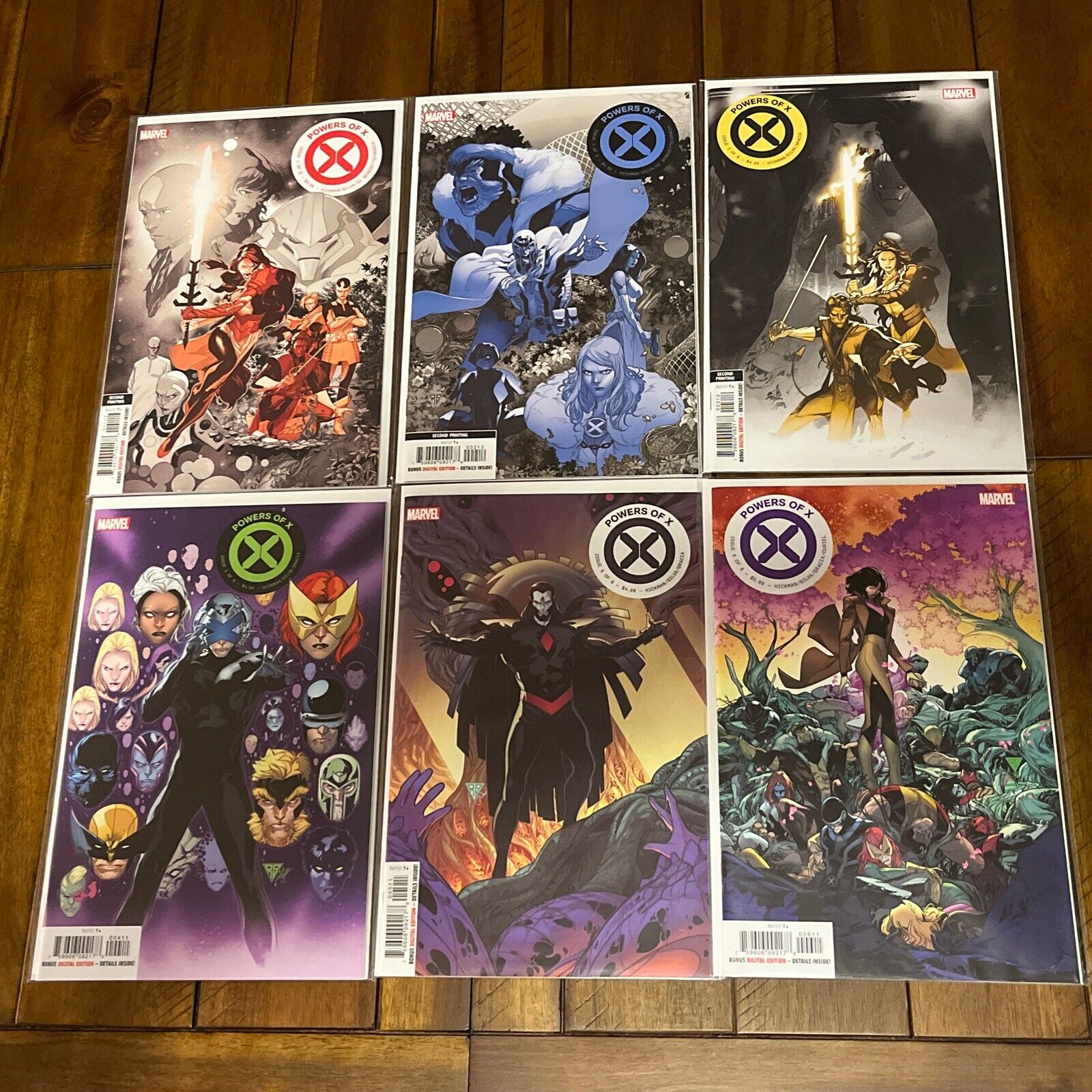 POWERS of X #1-6 (2019) Full Series / VERY HIGH Grade Lot of 6 Books Never Read