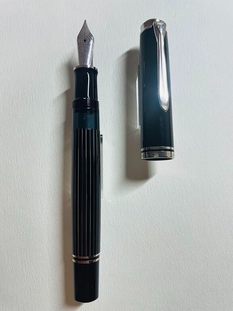 Pelikan Souveran M815 Fountain Pen Metal Stripe 180th Limited Nib EF 18K