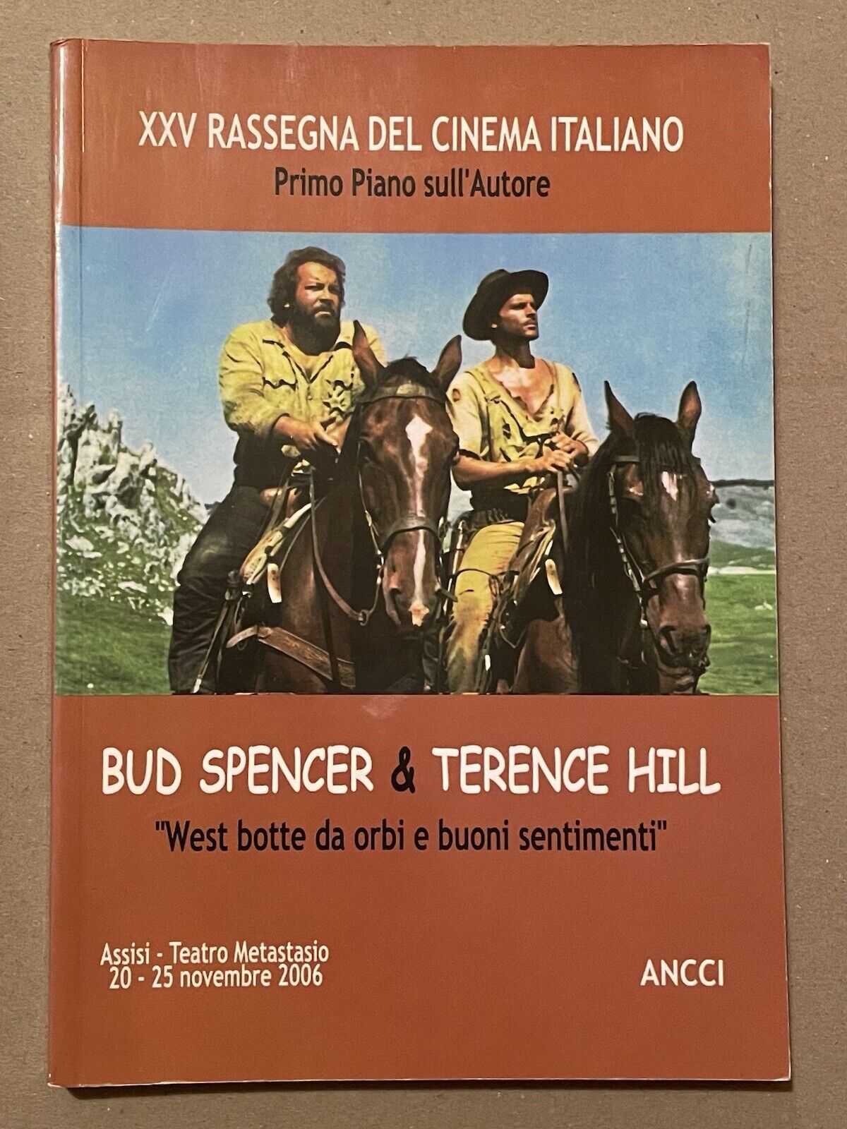 Bud Spencer - 100 % original signed book, autograph.