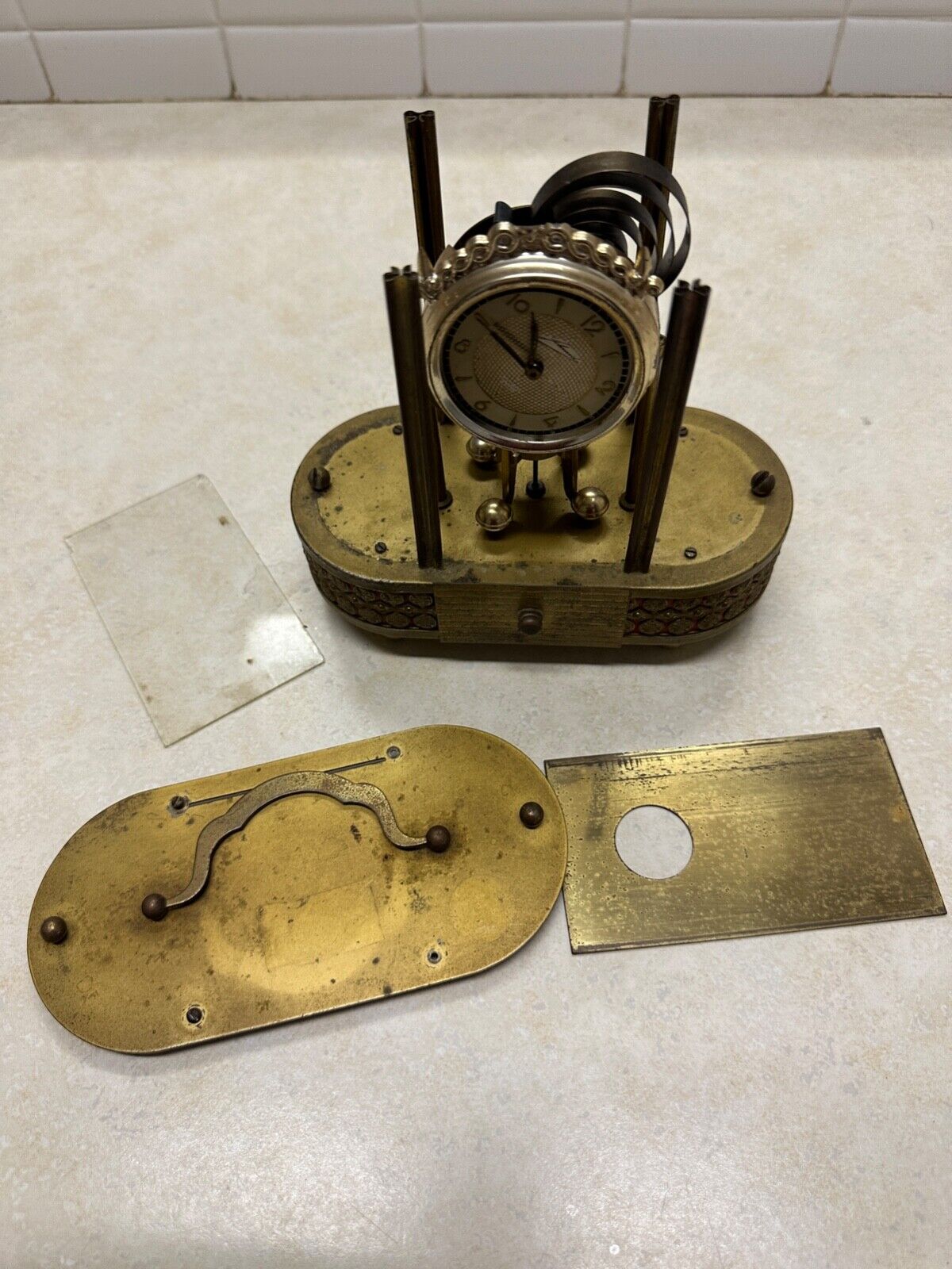 Vintage Schmid Schlenker Clock / Music Box For Restoration