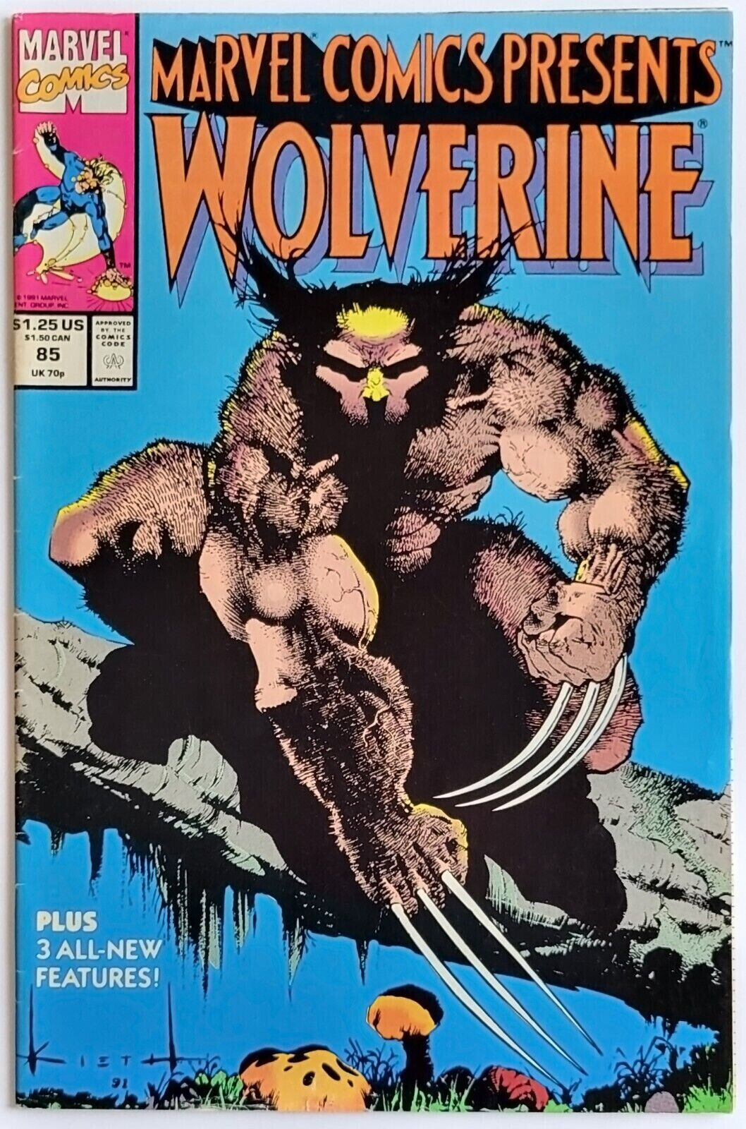 Marvel Comics Presents Wolverine #85 1991 Marvel NM