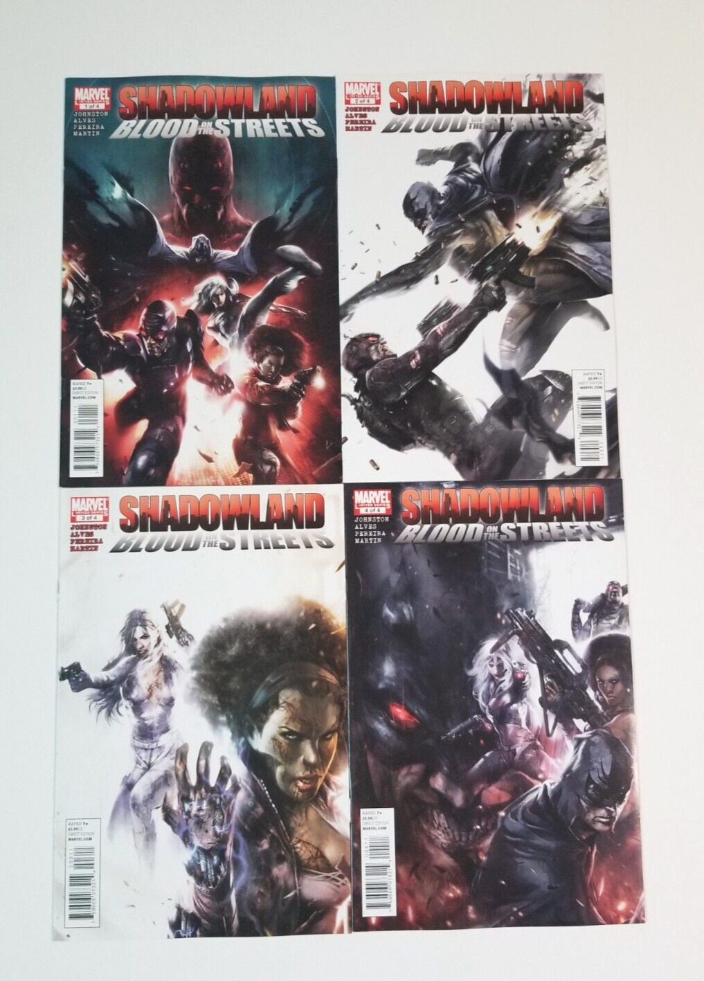 Shadowland: Blood on the Streets #1-4 (2010 Marvel Comics) 1 2 3 4 Complete Set