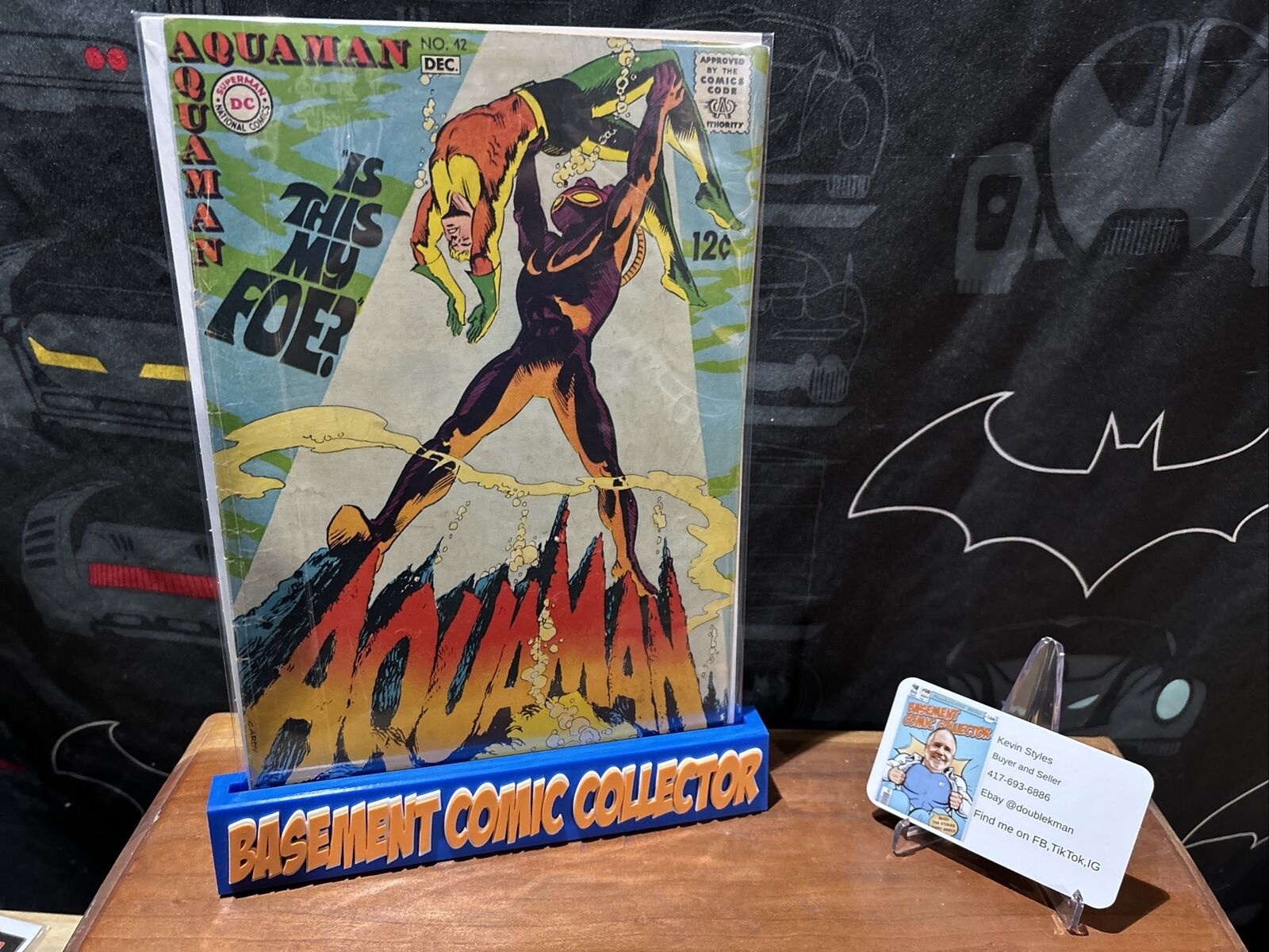 Aquaman #42 (DC 1968) 2nd app of BLACK MANTA Classic Cardy Art Silver Age