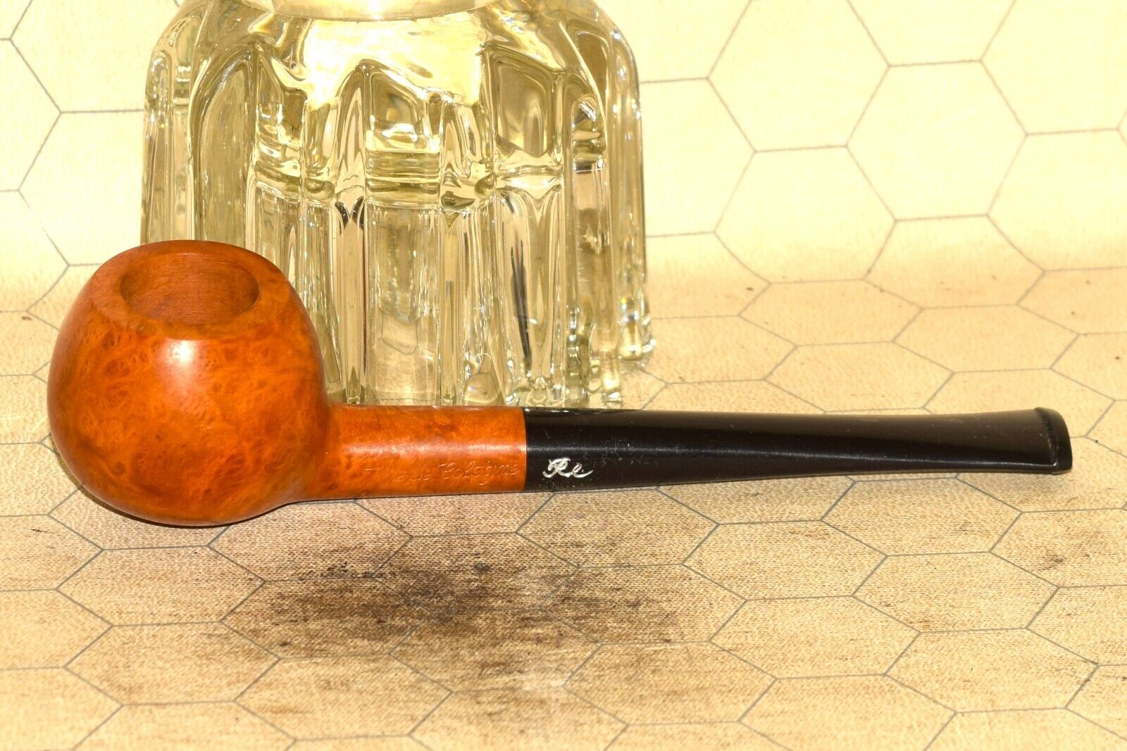 Unsmoked Small Shag PIPE D COLOGNE 6 BRUYERE STCLAUDE Sitter Tobacco Pipe  #A691