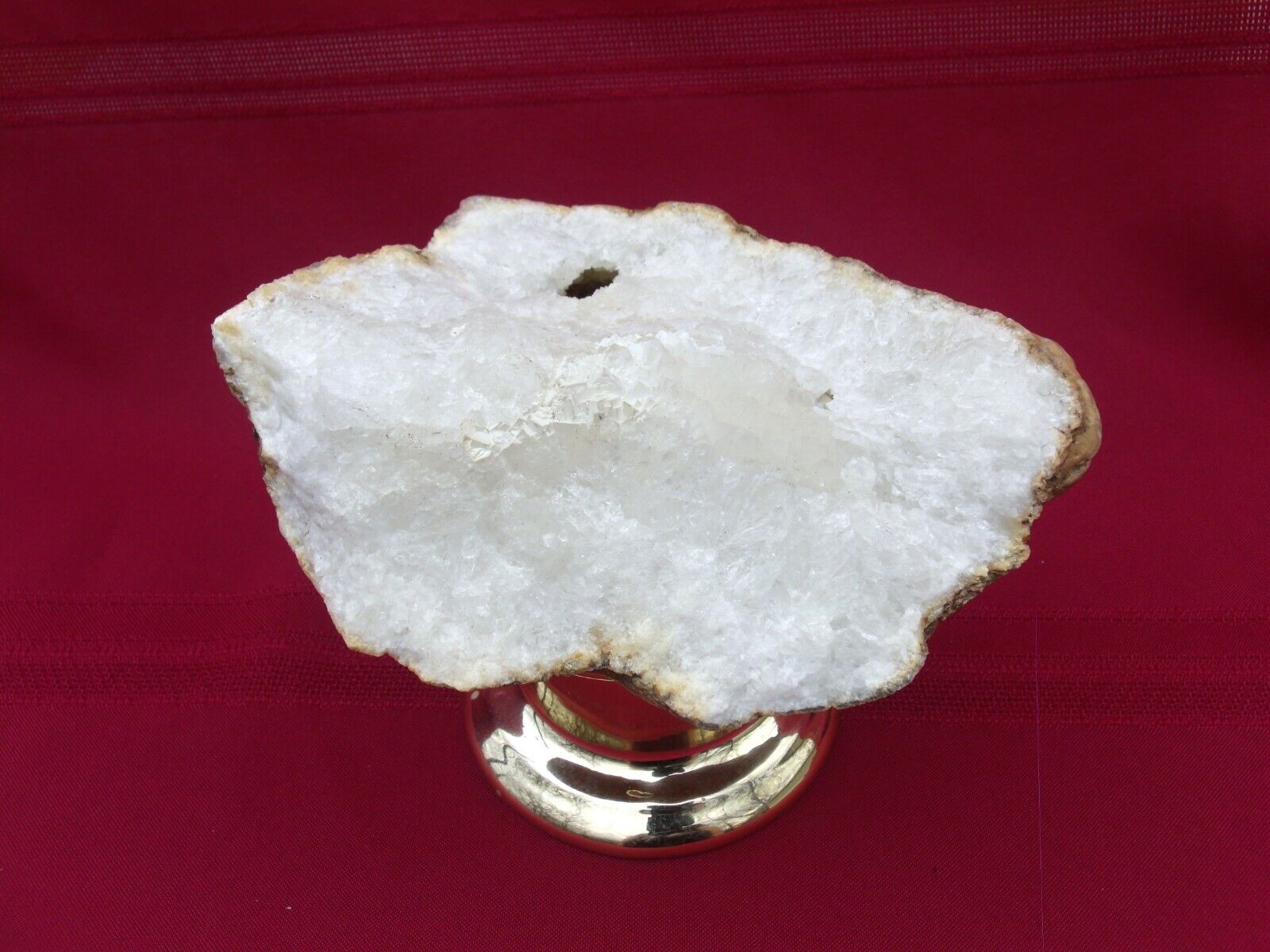 Stunning Kentucky Geode 2.6LB Crystal Quartz Unique Display Piece Gift Idea