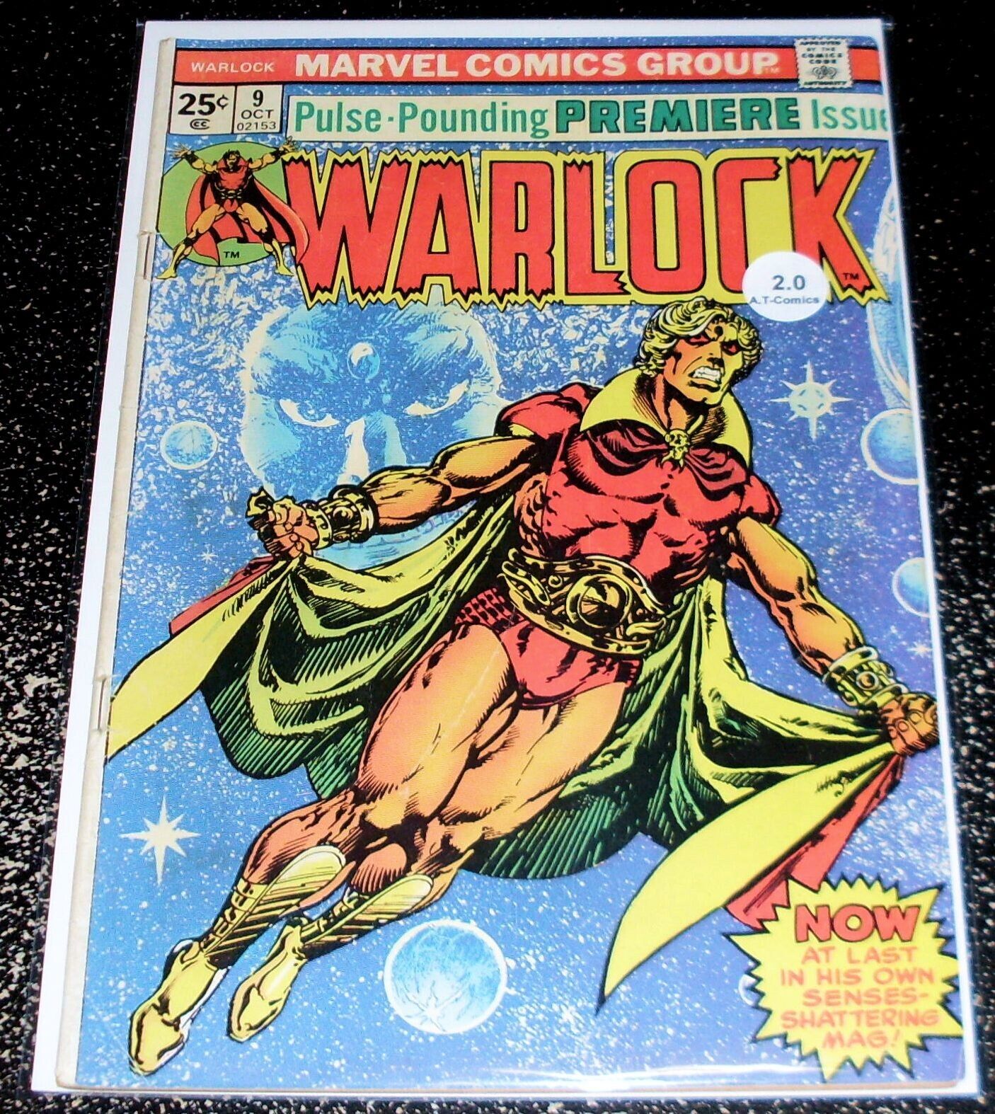 Warlock 9 (2.0) 1st Print Marvel Comics 1975 - Flat Rate Shipping