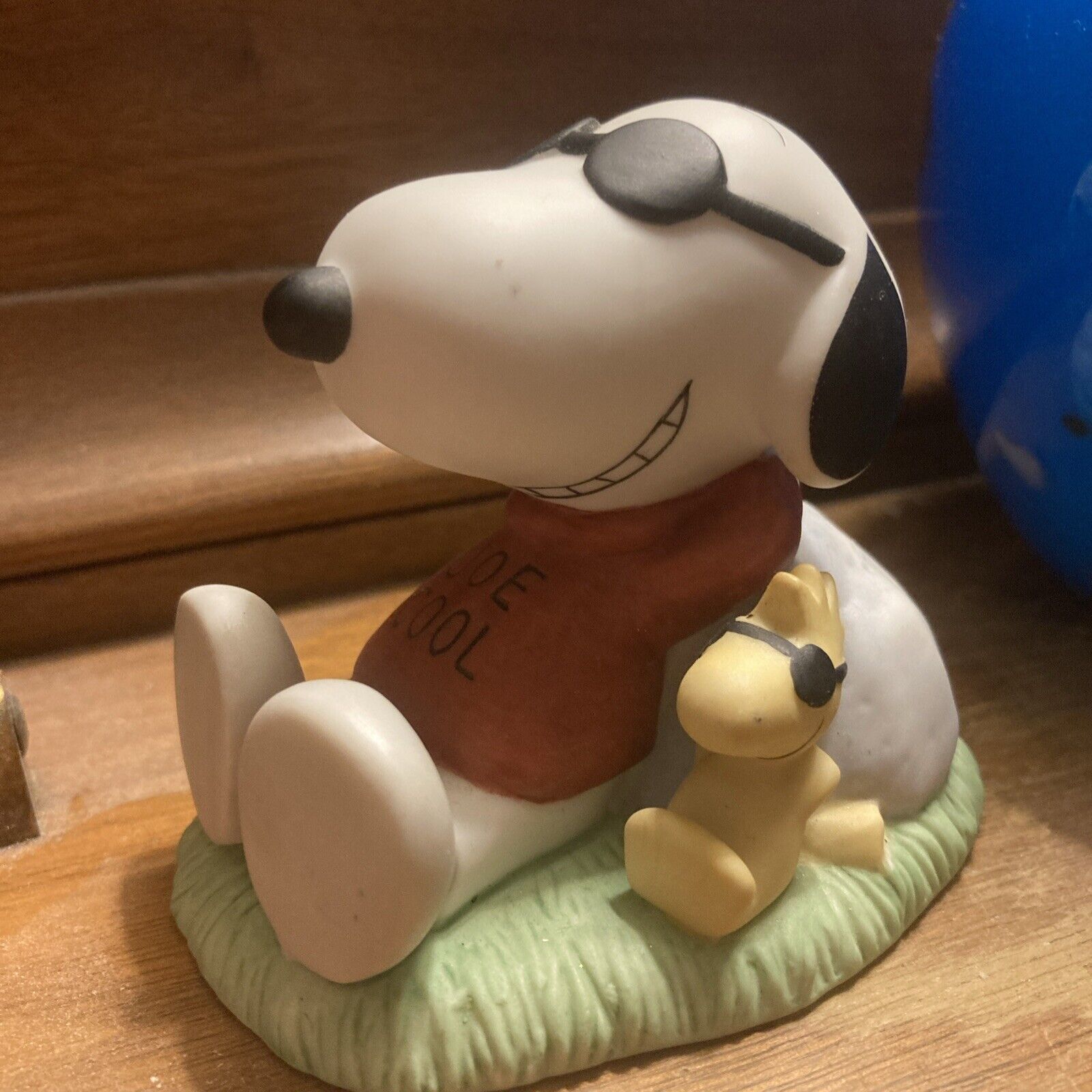 Snoopy Joe Cool and Woodstock  Peanuts Ceramic Figurine Westland Giftware #8221 
