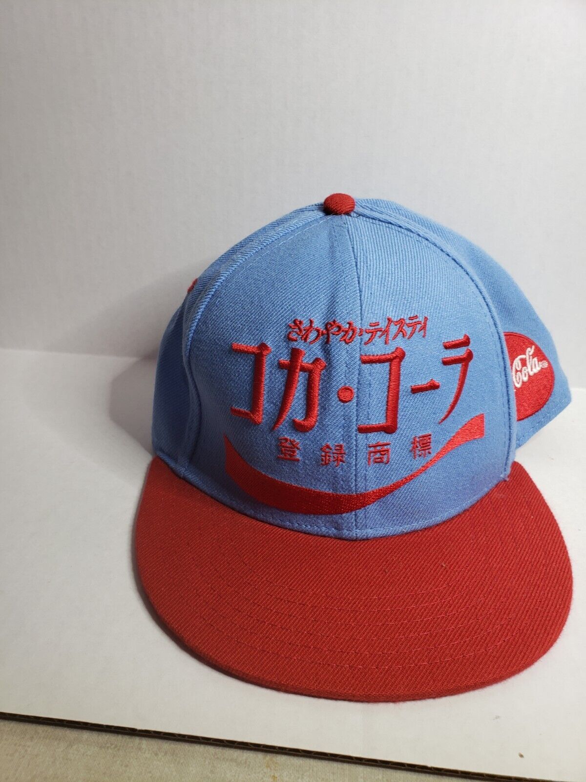 Coca Cola Japanese Hat Cap, Rare, EXC, snap-back adjustable Marked 2015 On Lable