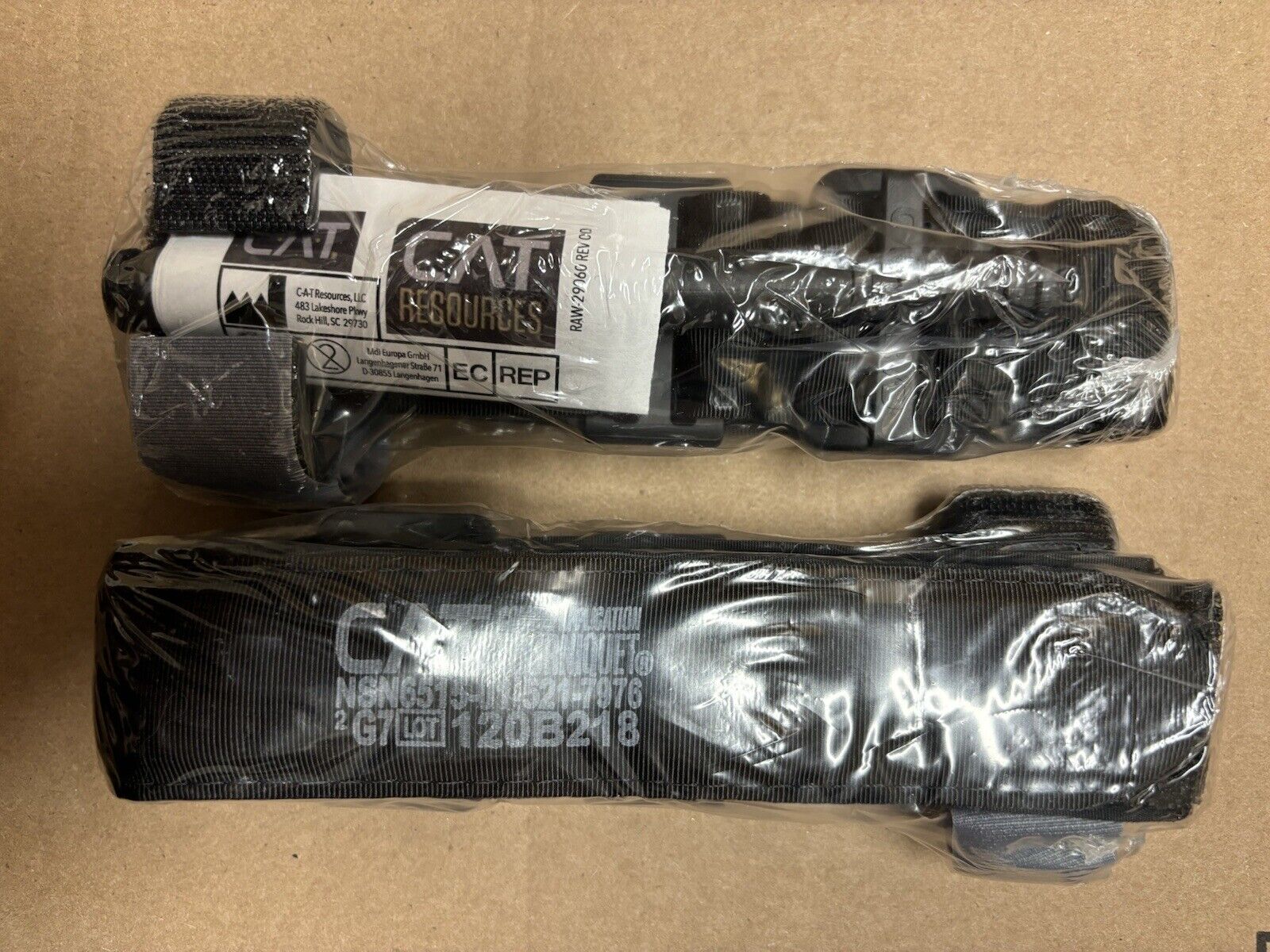 (X2) North American Rescue C.A.T Tourniquets Gen 7 Black (Staged Out Of Package)