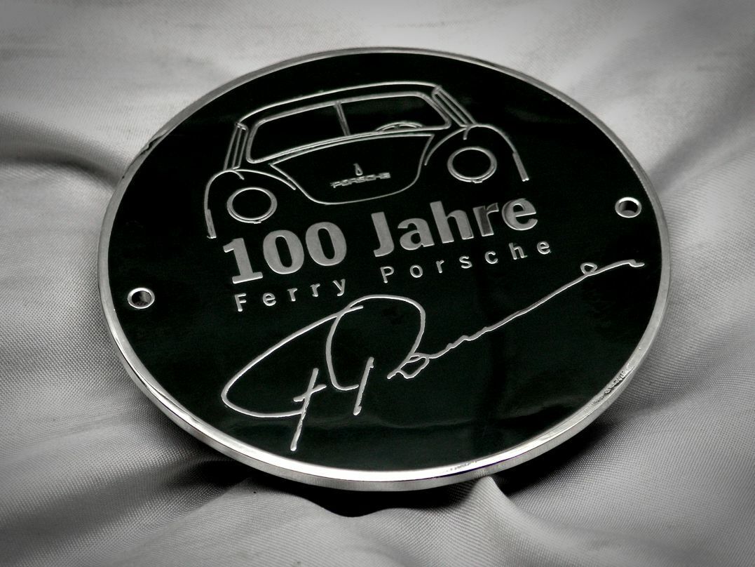 Porsche Badge Plakette Plaque 100 Years 356 911 #483 