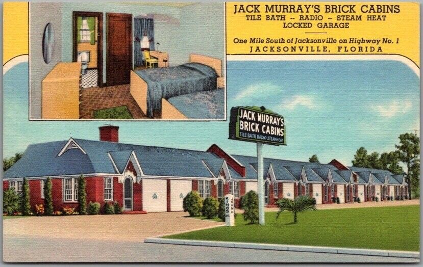 JACKSONVILLE Florida Postcard 