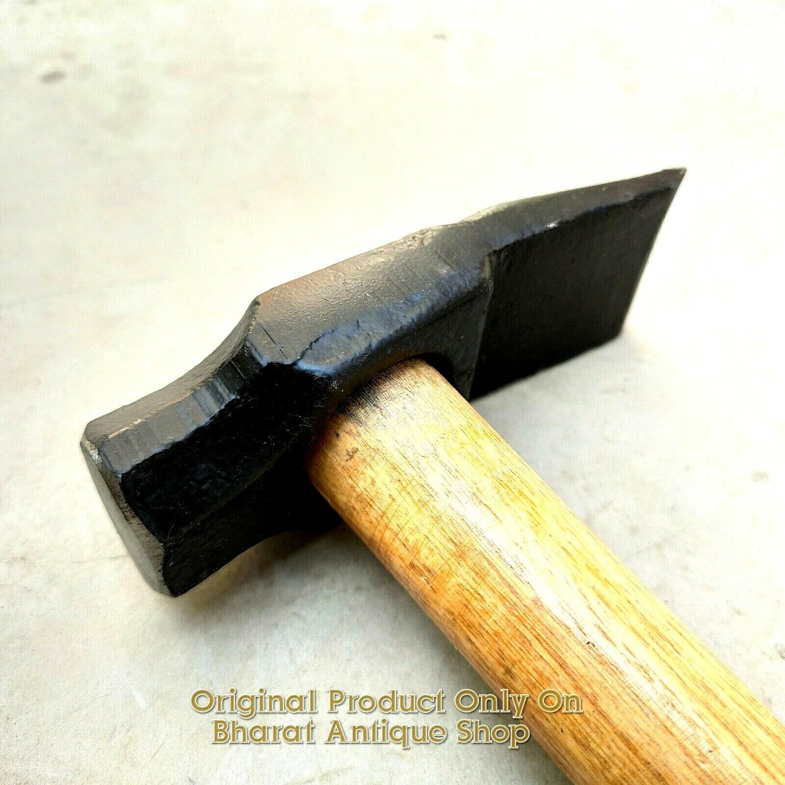 Antique Mason Stonecutter Hammer Masonry Tools Vintage Blacksmith forged