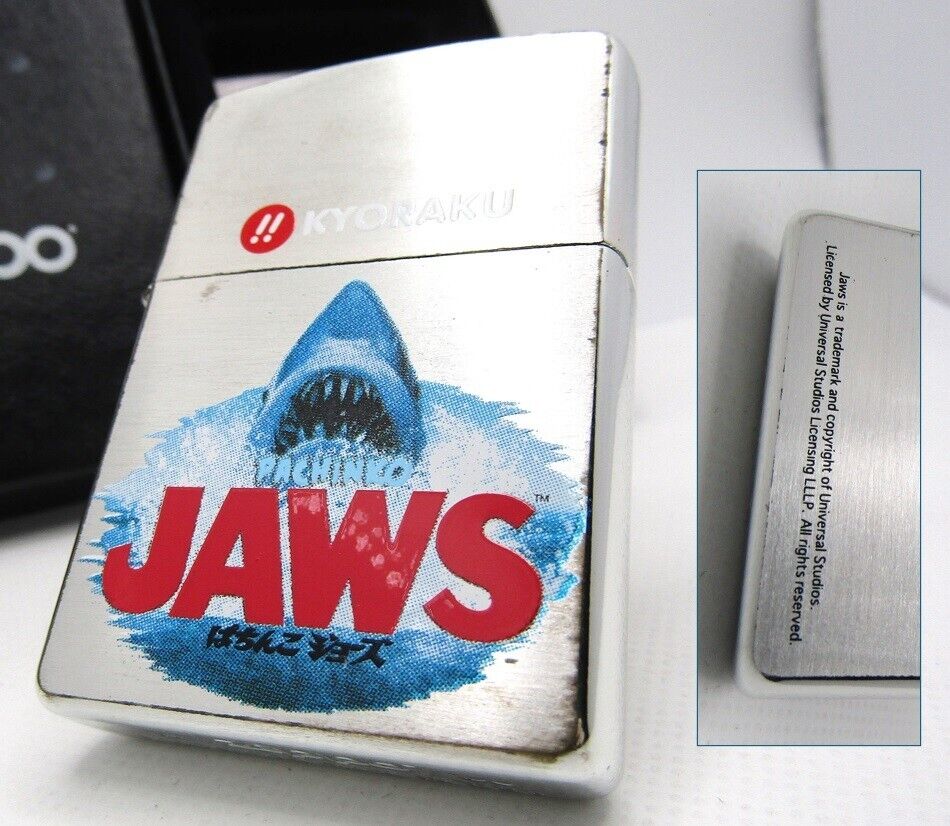 Jaws Shark Steven Spielberg ZIPPO 2006 Unfired Rare