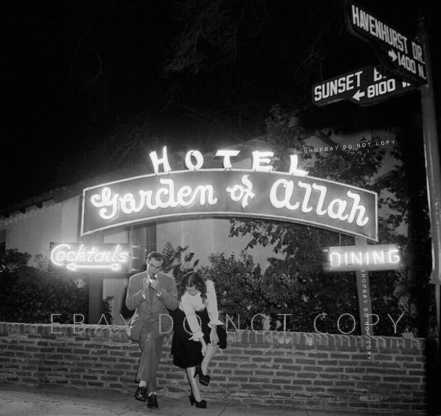 GARDEN OF ALLAH HOTEL 1937 Hollywood Alla Nazimova One of a Kind 8.5x9\