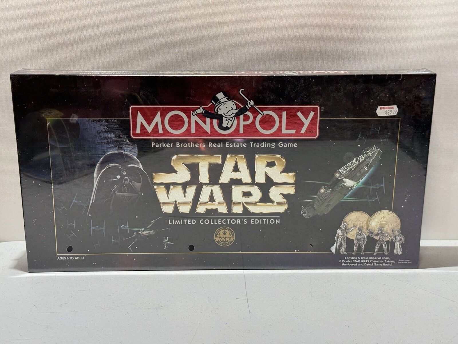 Star Wars Monopoly 1996 Limited Collectors Edition - Sealed New- Never Opened