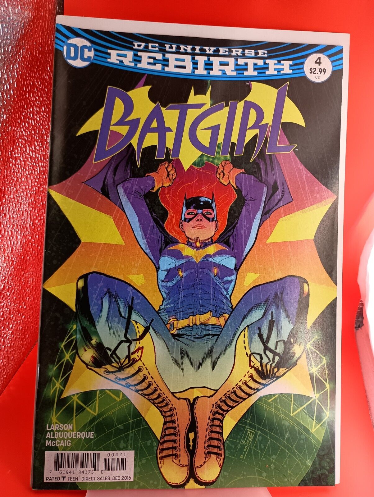 2016 DC Comics Batgirl Issue 4 Francis Manapul Cover B Variant 