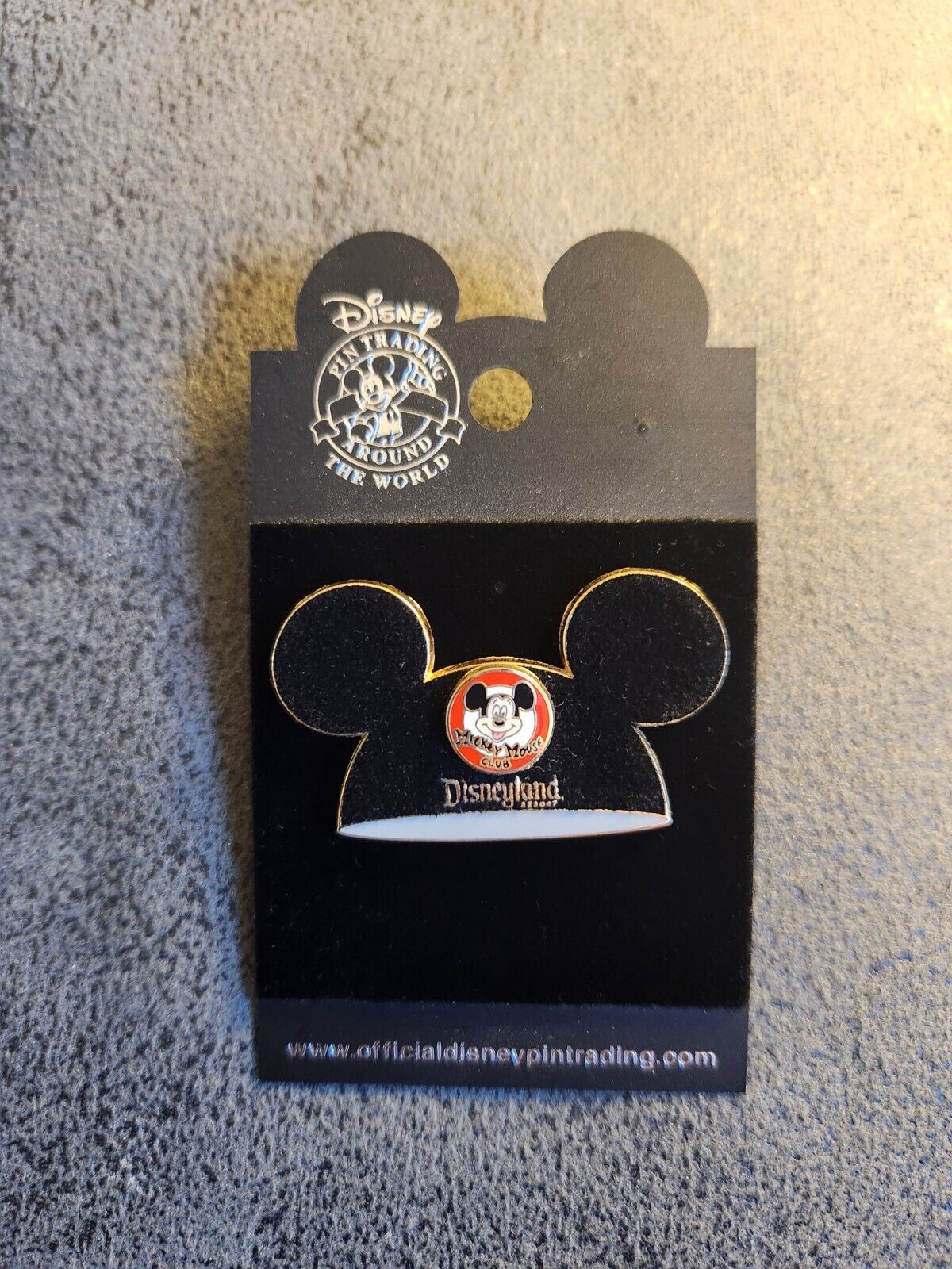 DLR - Mickey Mouse Club Ears Hat - Flocked Disney Pin 30920