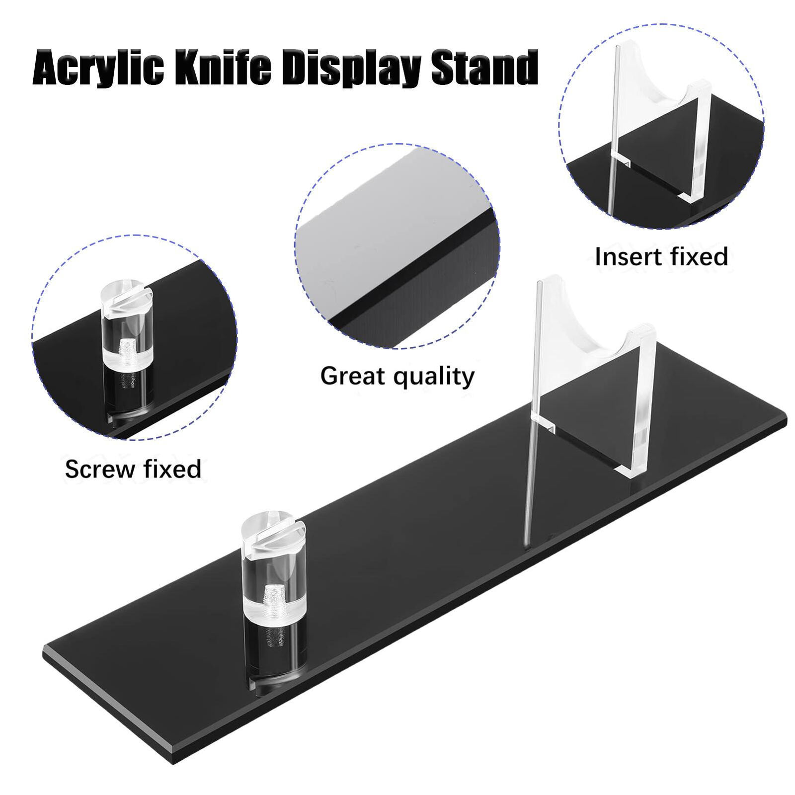 Acrylic Display Stand Knives Holder Cutter Display Holder Collection Rack  