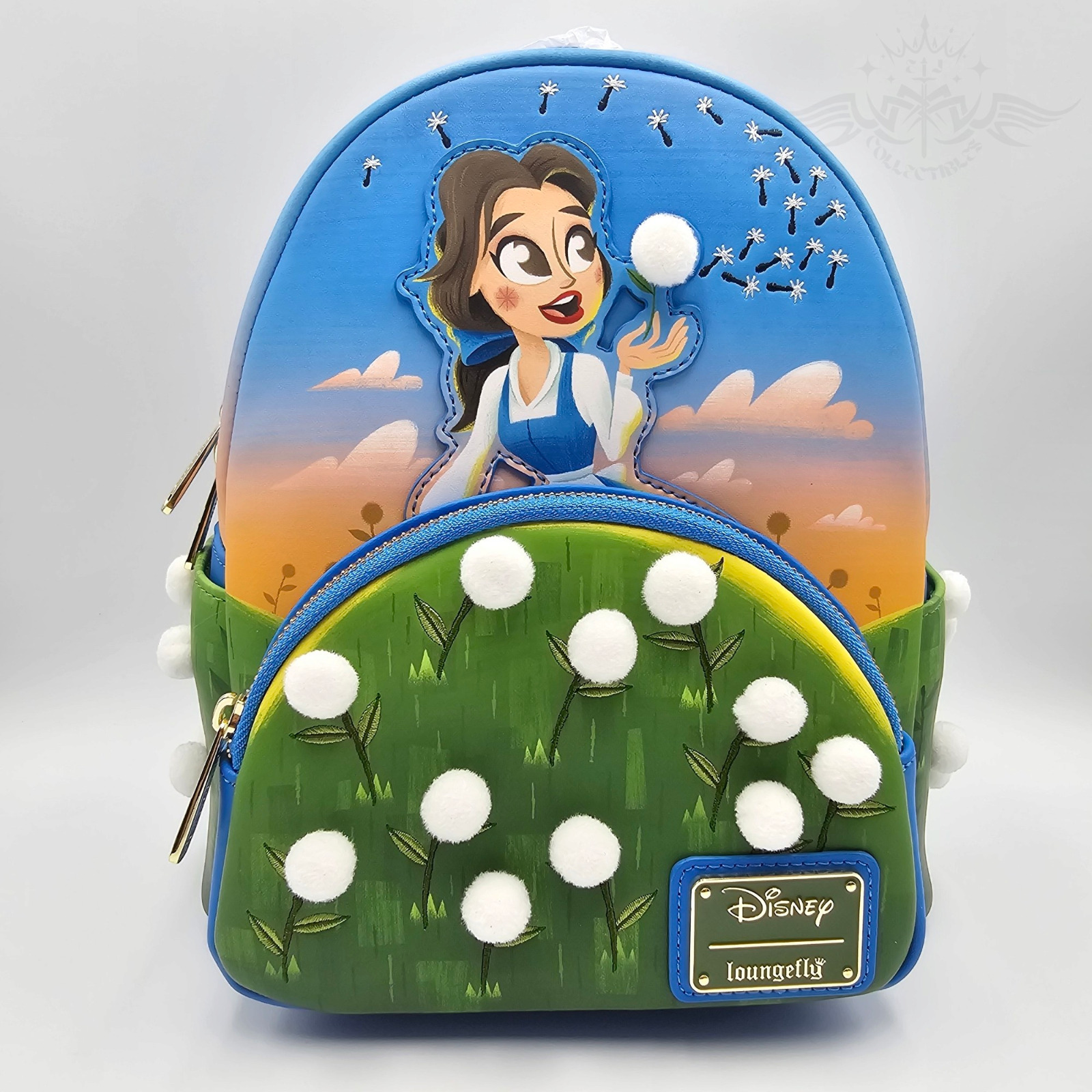 Loungefly Disney Beauty and the Beast Belle Dandelion Field Mini Backpack New