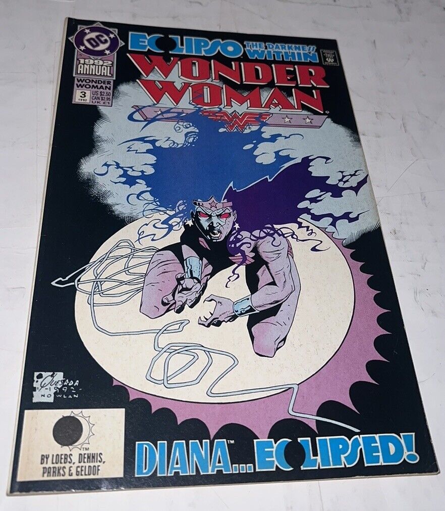 Wonder Woman Eclipso The Darkness Within DC Comics 1992 Annual VF/NM Diana