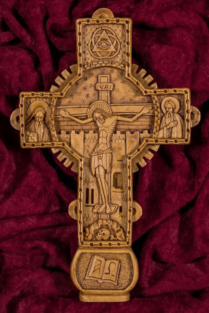 Christian Romanian Orthodox Cross Crucifix Jesus Christ Mount Athos Aromatic